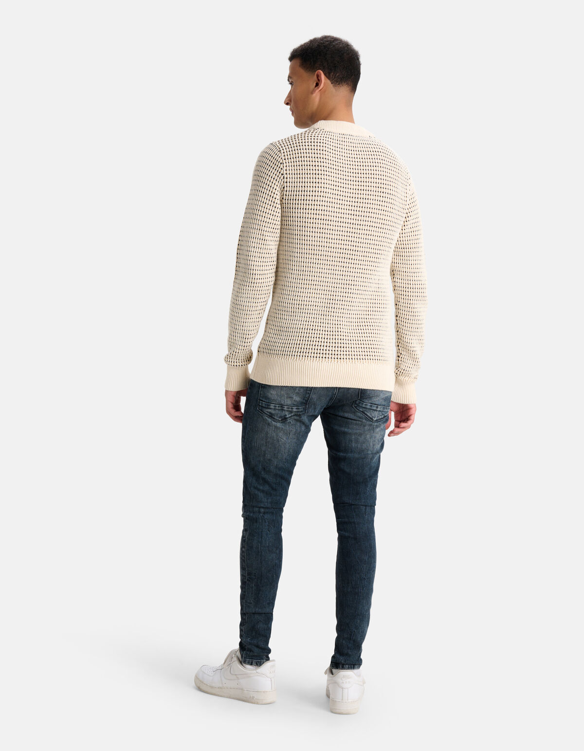 Feinstrickpullover Beige SHOEBY MEN