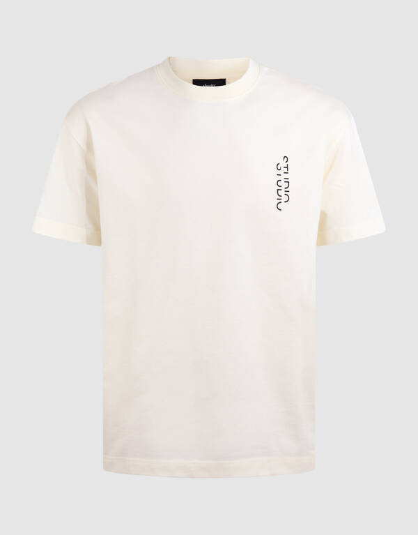 Text Artwork T-shirt Off White SHOEBY MEN