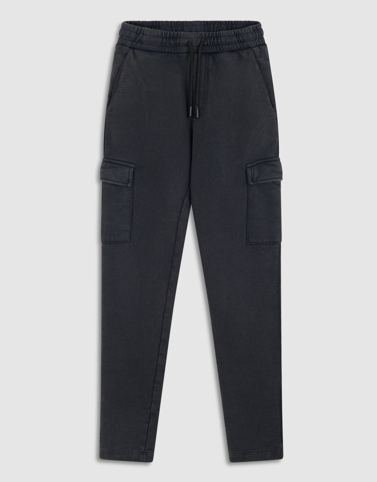 Gewaschene Cargo-Hose Dunkelgrau SHOEBY BOYS