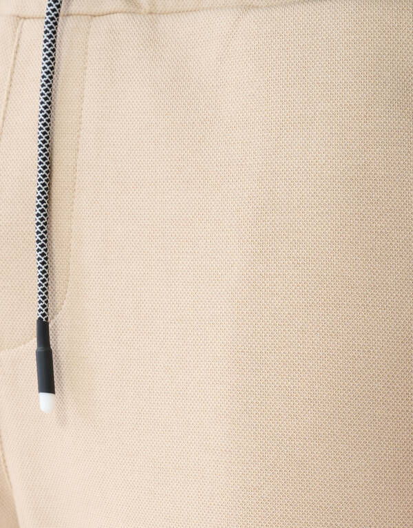 Piqu&eacute; Logo Shorts Sand SHOEBY MEN