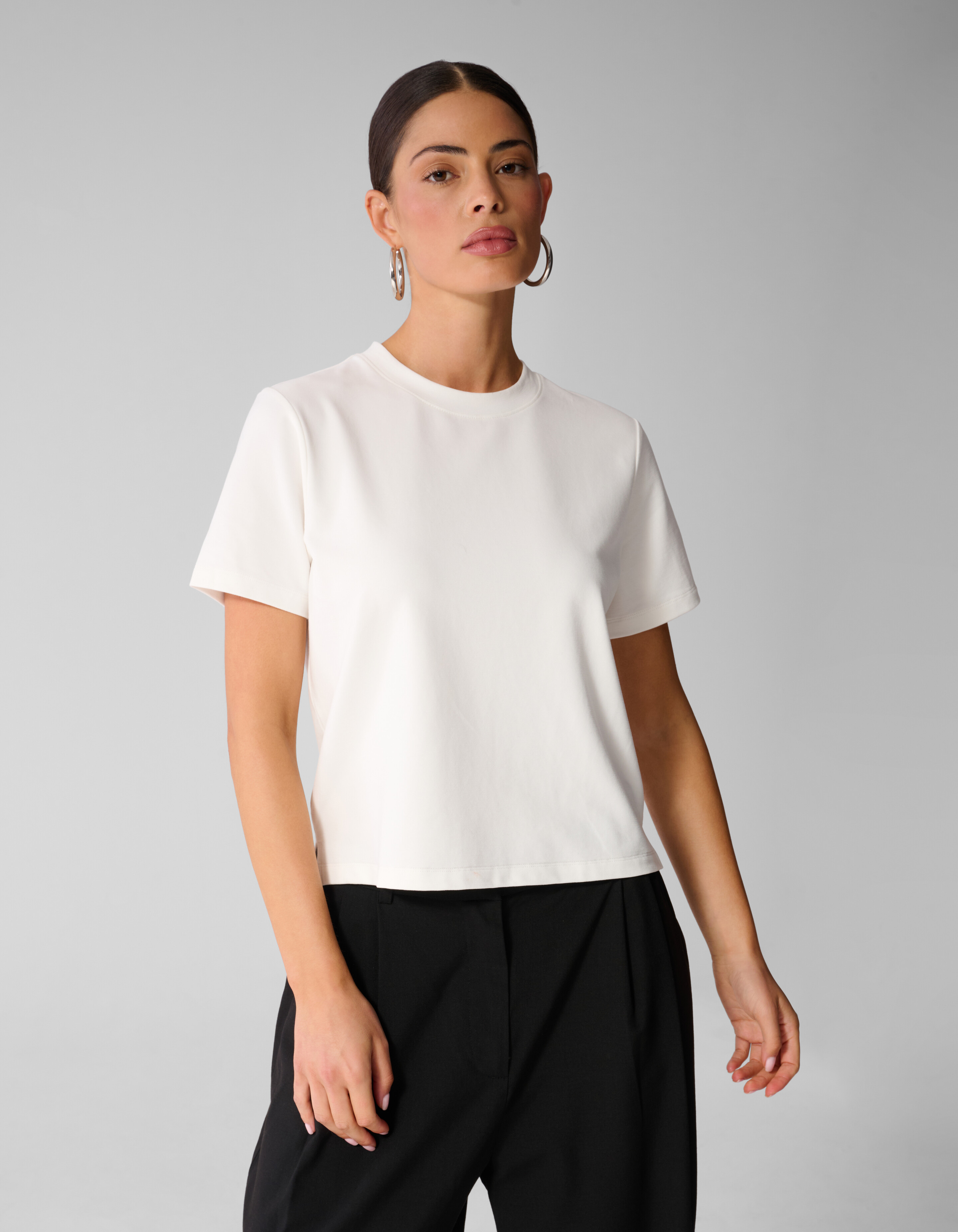 Basic T-Shirt Wei&szlig; By Anna SHOEBY WOMEN