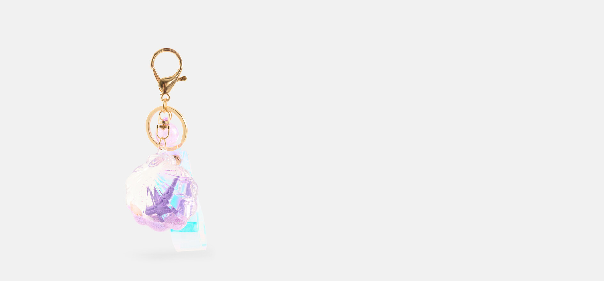 Muschel Schlüsselanhänger Hellviolett SHOEBY ACCESSOIRES