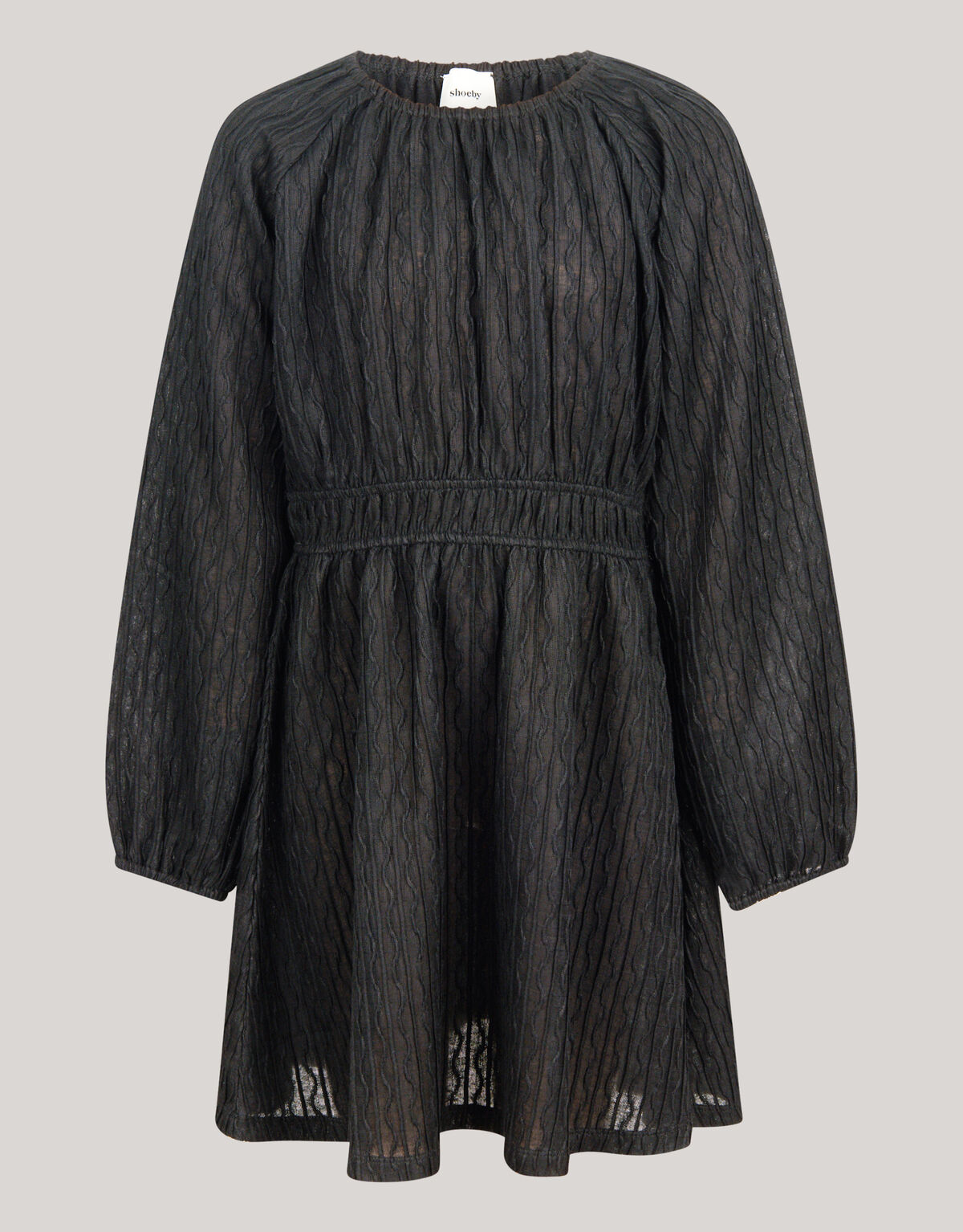Struktur Kleid Schwarz SHOEBY GIRLS