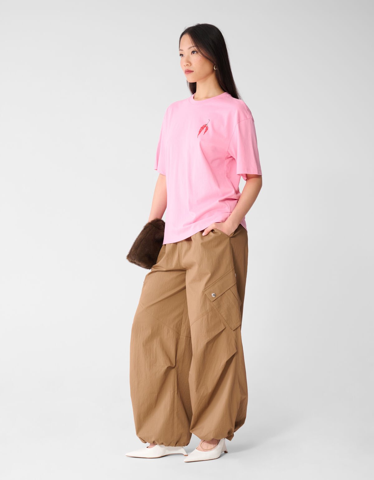 Pepper Artwork T-Shirt Rosa SHOEBY WOMEN