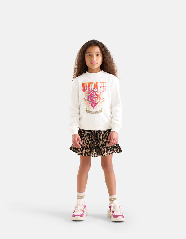 Artwork Pullover Off White SHOEBY GIRLS