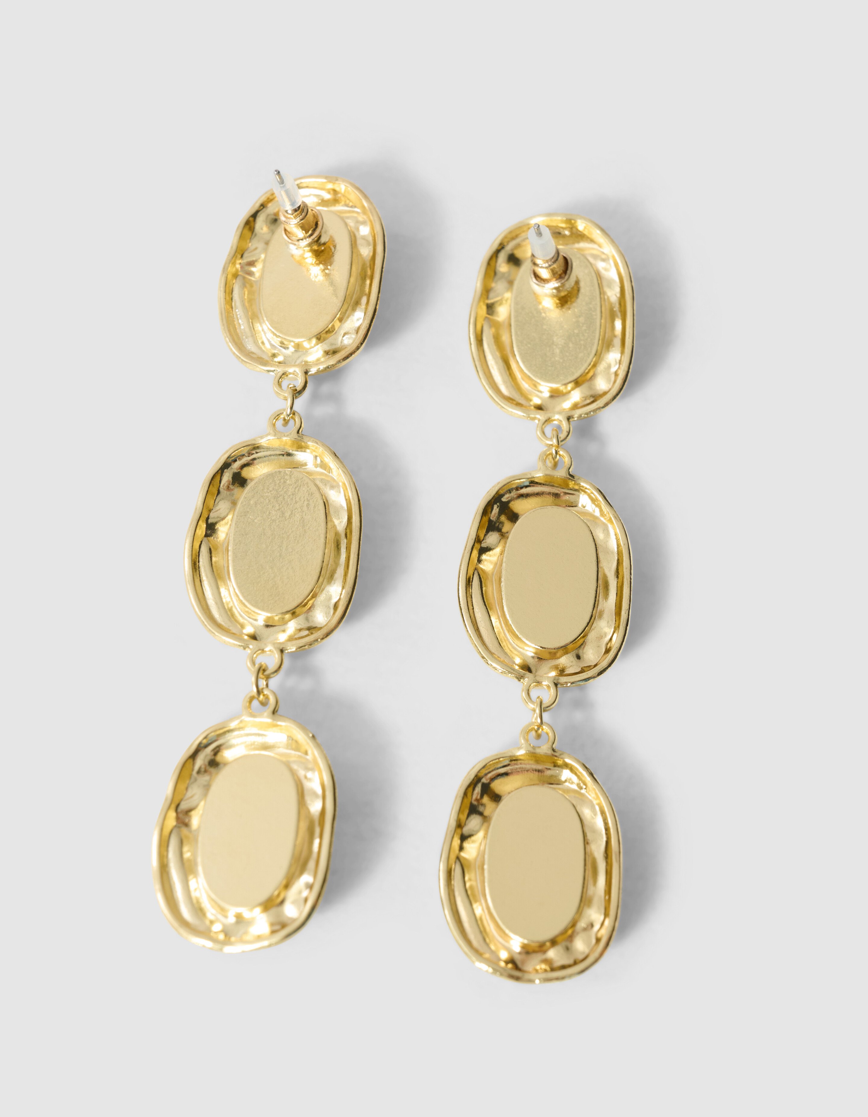 Triple Stone Oorbellen Goud SHOEBY ACCESSOIRES