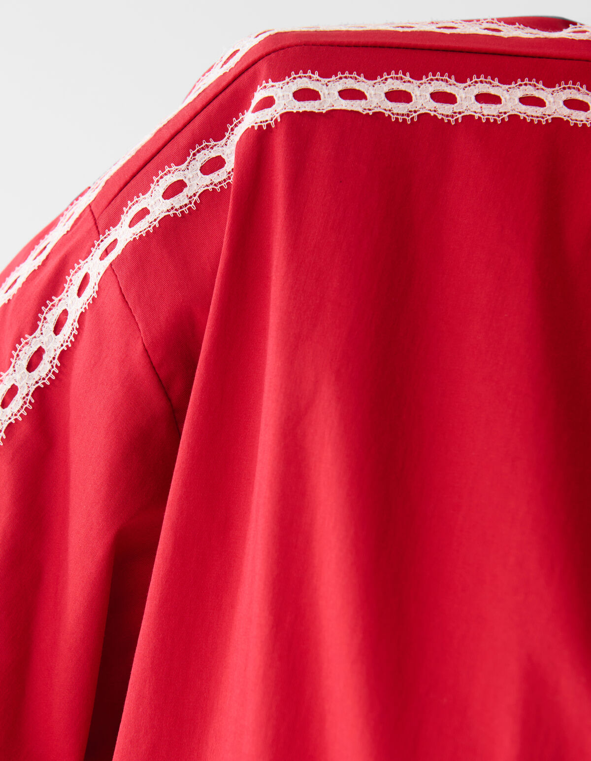 Sportliche Bluse in Übergröße Rot SHOEBY WOMEN