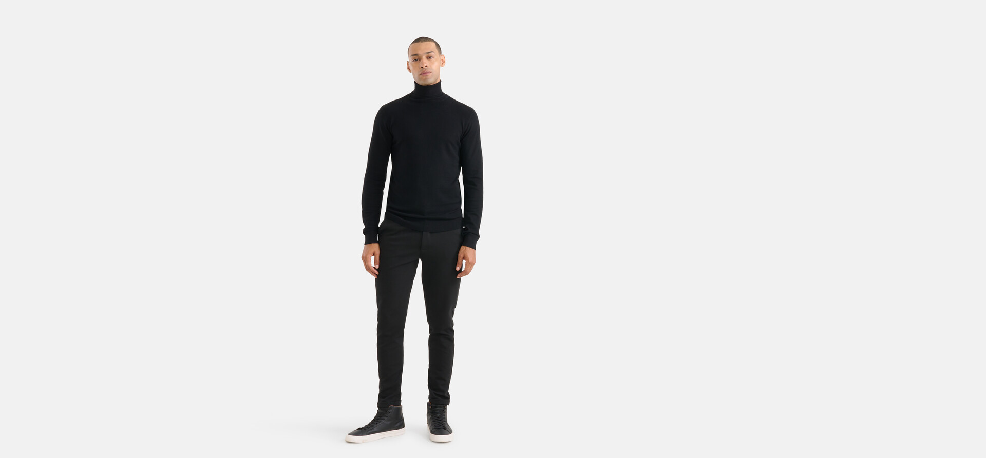 Slim Fit Hose Schwarz SHOEBY MEN
