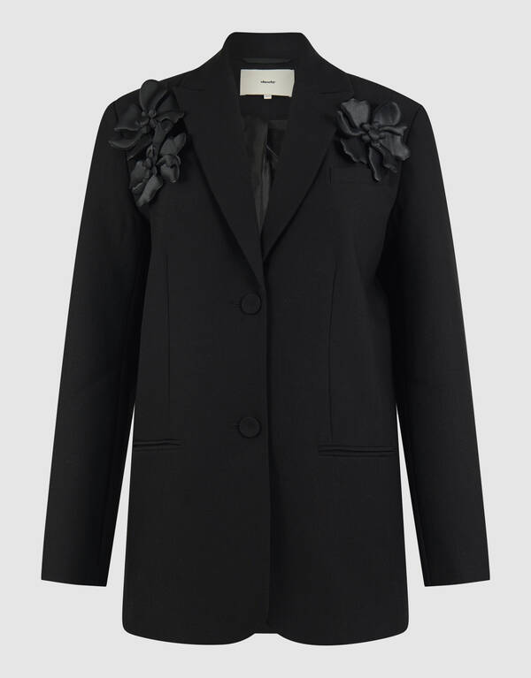 Blumenblazer Schwarz von Mieke SHOEBY WOMEN