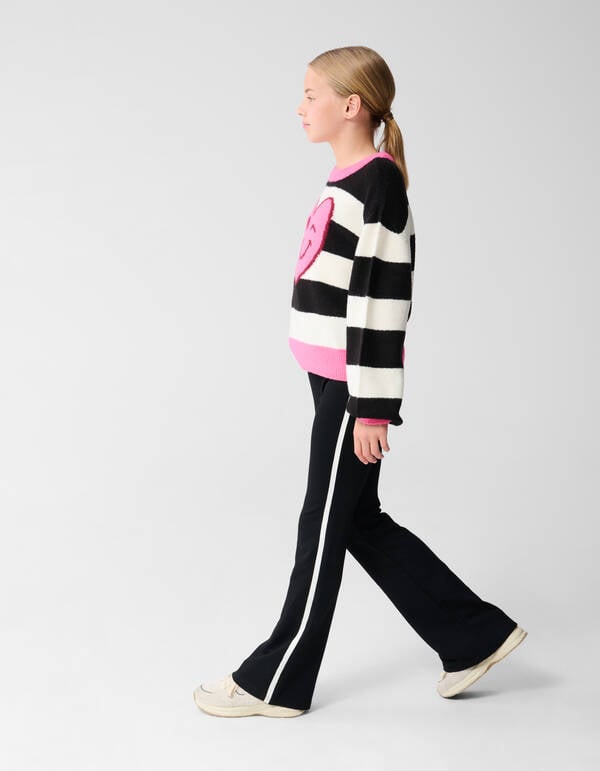 Sportliche Schlaghosen Schwarz SHOEBY GIRLS