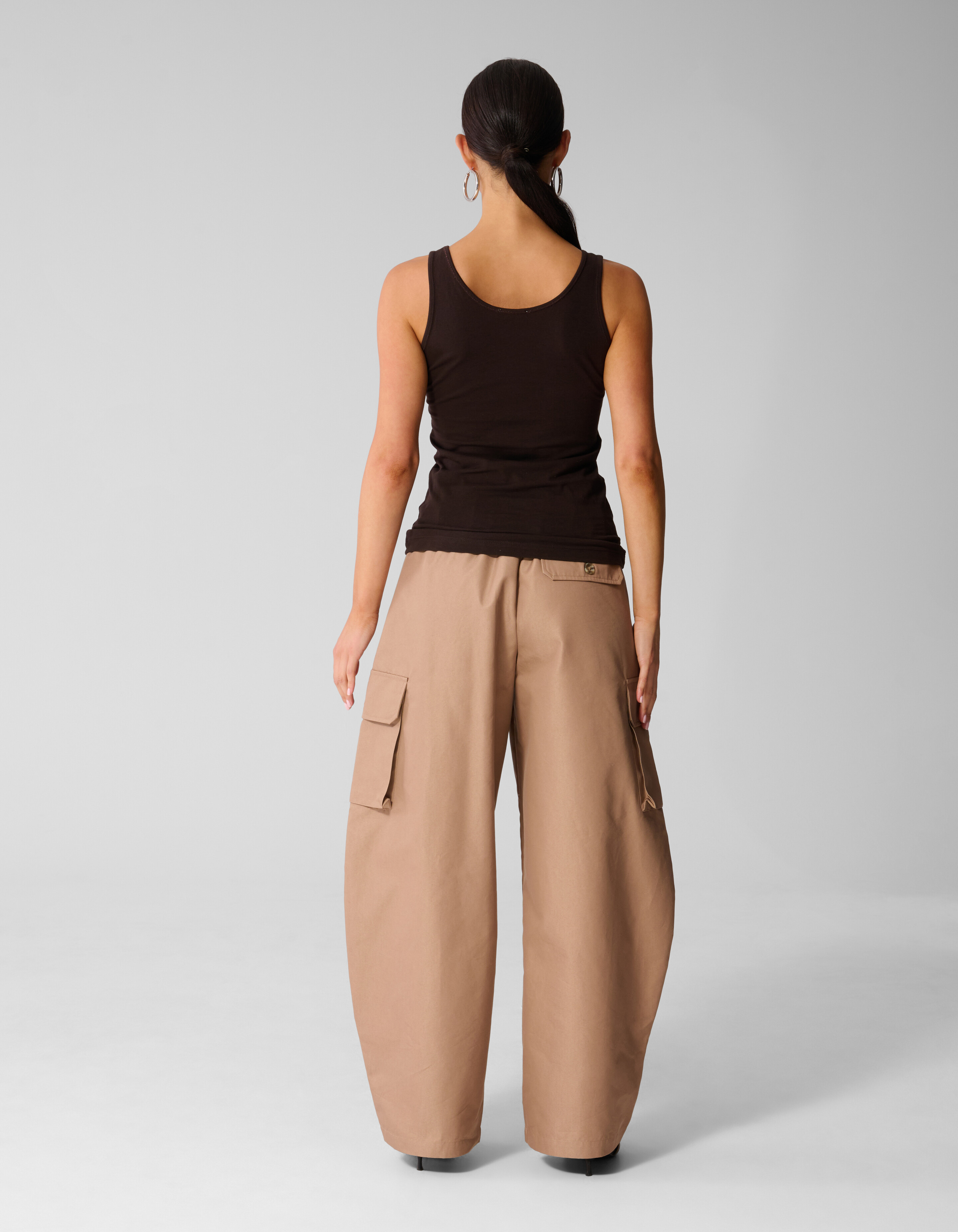 Basis Tanktop Donkerbruin SHOEBY WOMEN