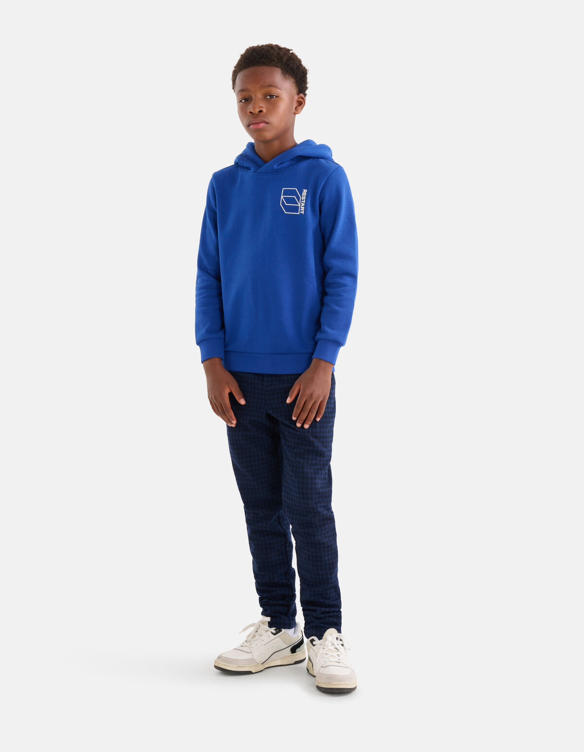 Print Hoodie Kobaltblau SHOEBY BOYS