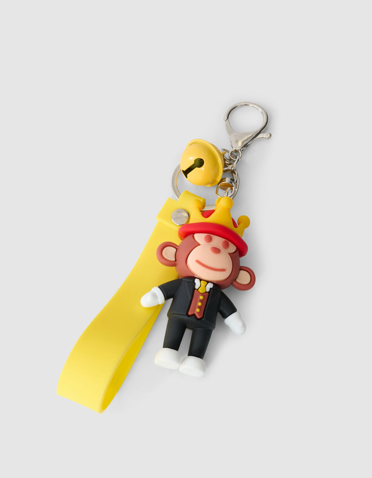 Affen-Schl&uuml;sselanh&auml;nger Gelb SHOEBY ACCESSOIRES