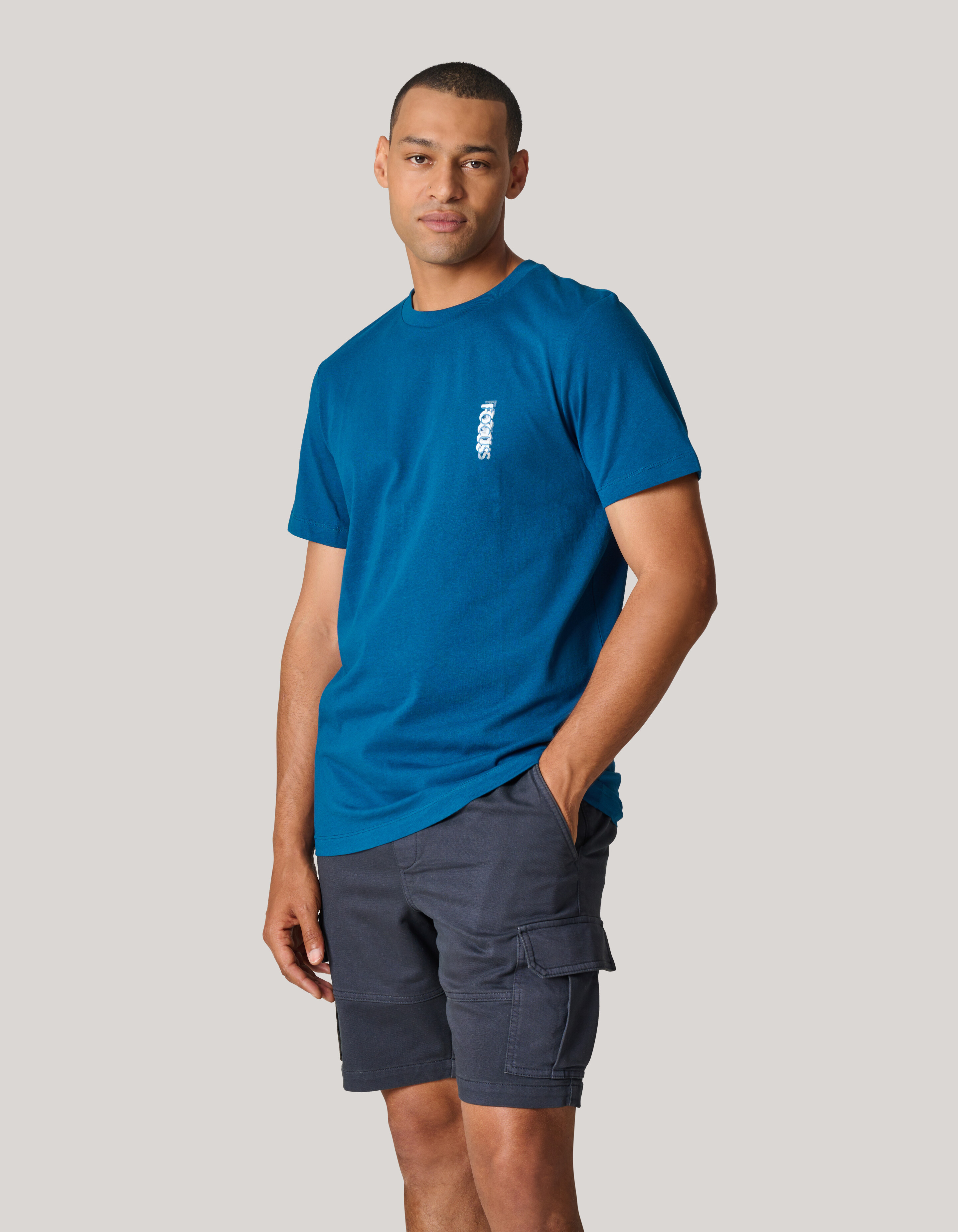 Artwork T-shirt Dunkelblau SHOEBY MEN