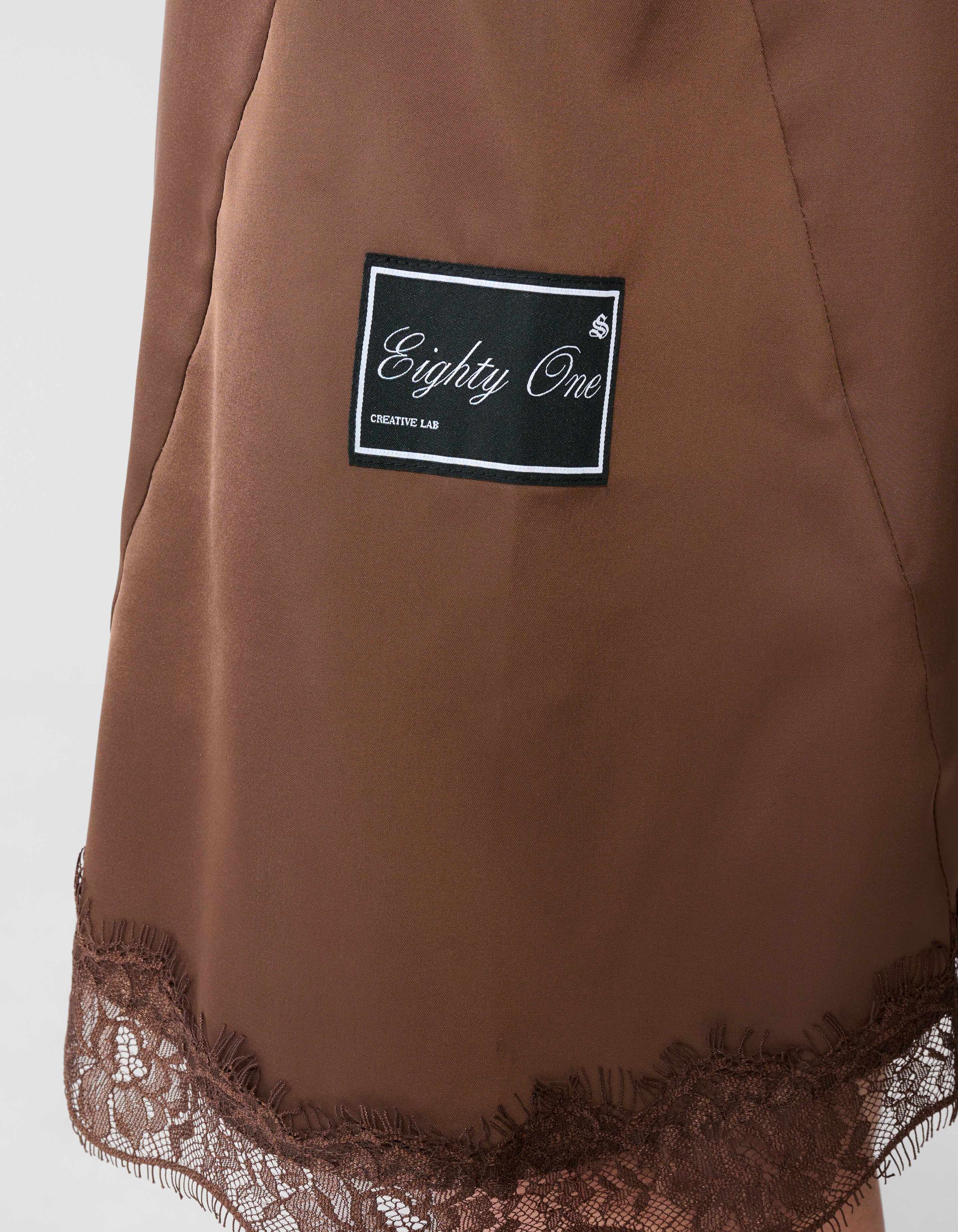 Asymmetrischer Rock Braun SHOEBY WOMEN