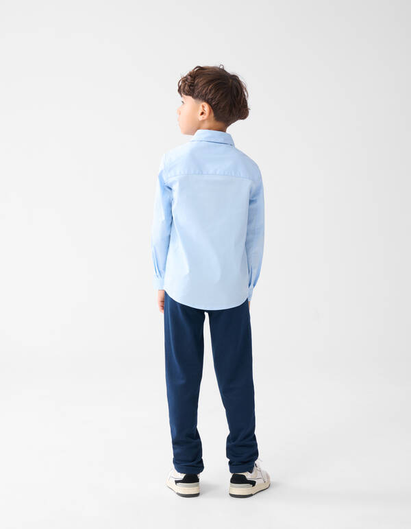 Basic Shirt Hellblau SHOEBY BOYS