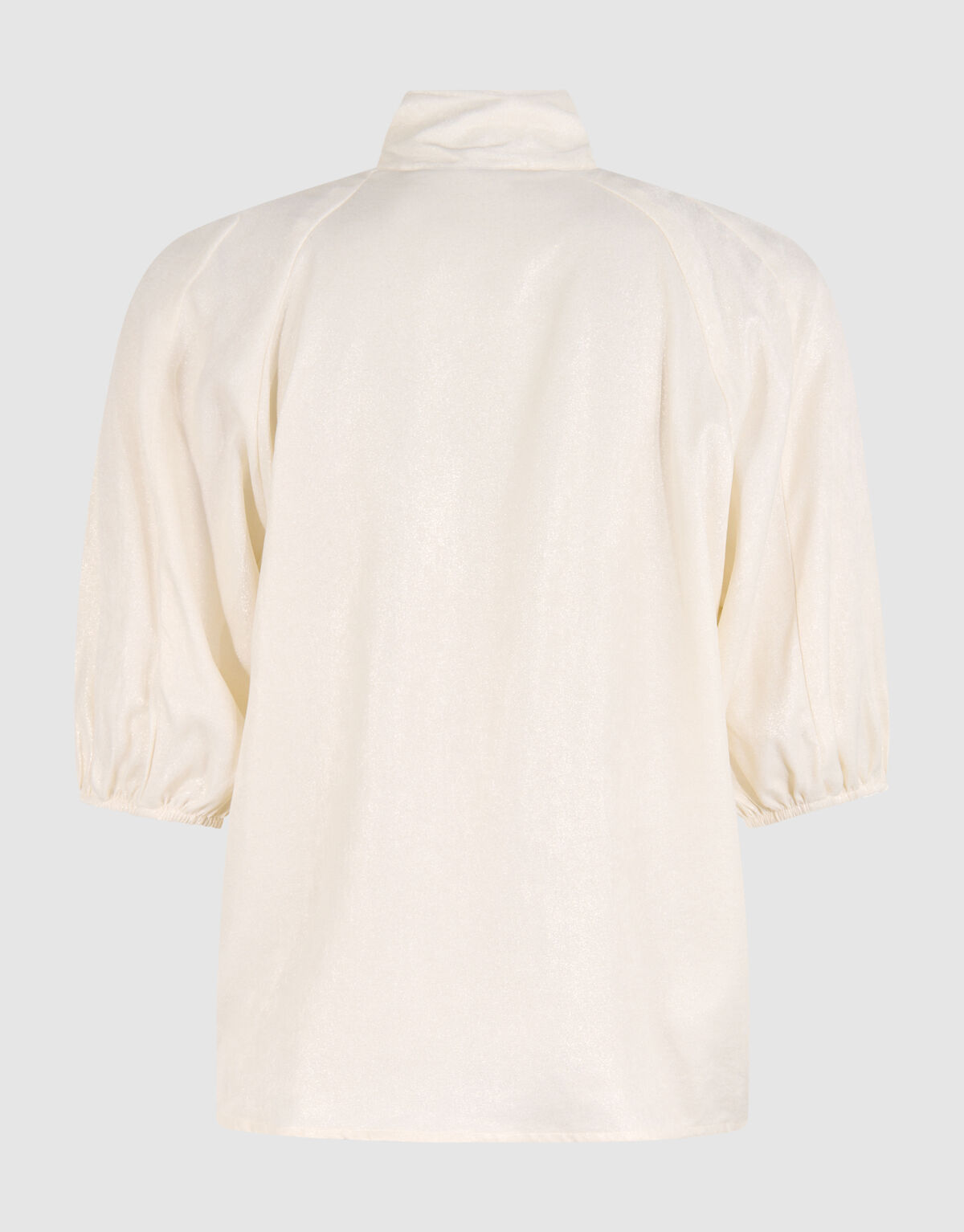 Glänzende Bluse Off White SHOEBY WOMEN