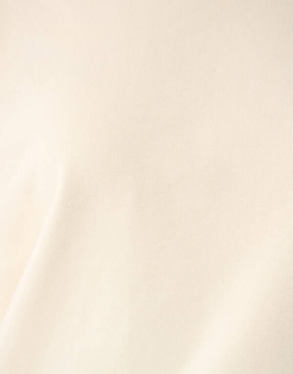 Sweat-T-Shirt in Übergröße Off White SHOEBY WOMEN