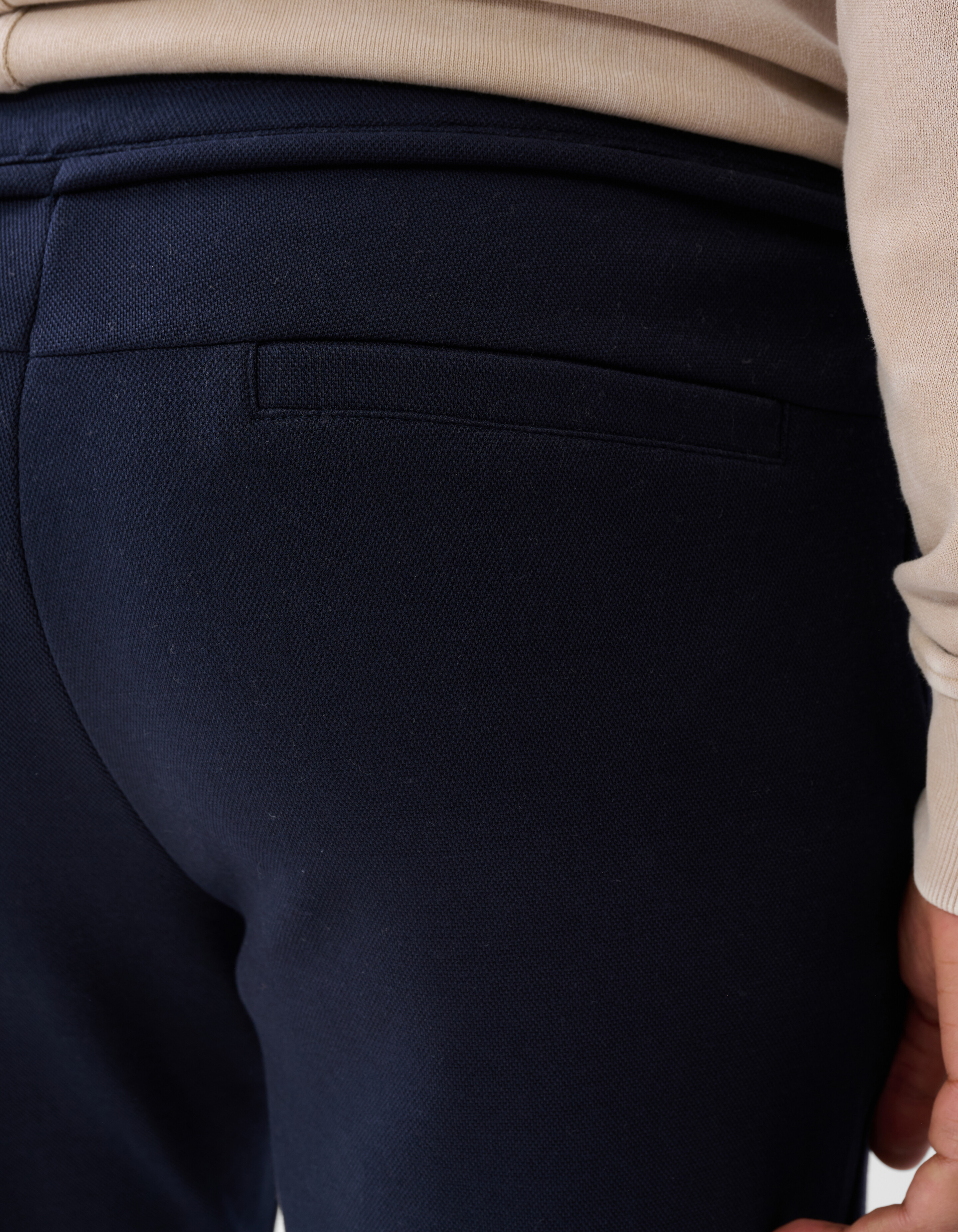 Piqué Hose Dunkelblau SHOEBY MEN