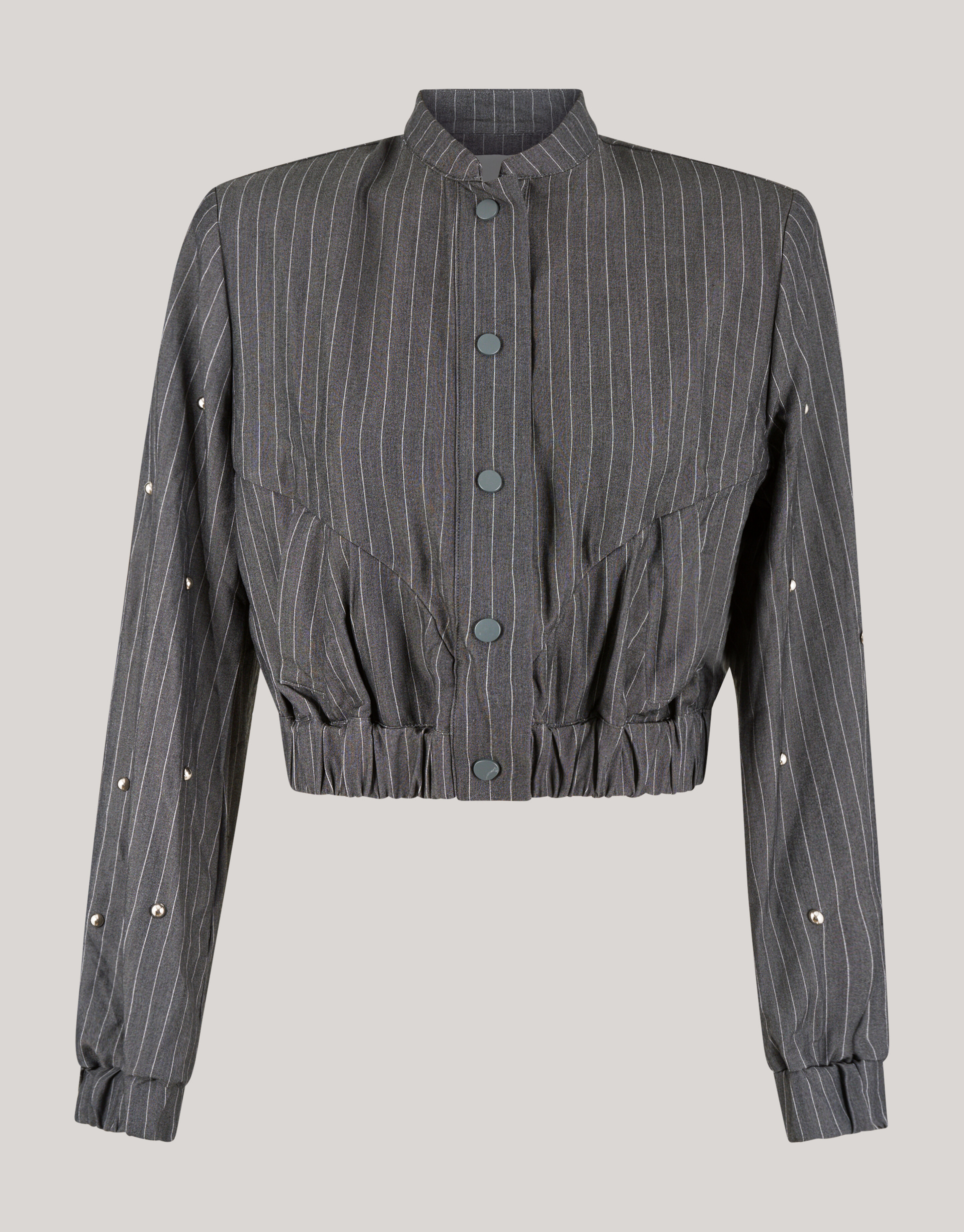 Bomber mit Nieten Dunkelgrau SHOEBY WOMEN
