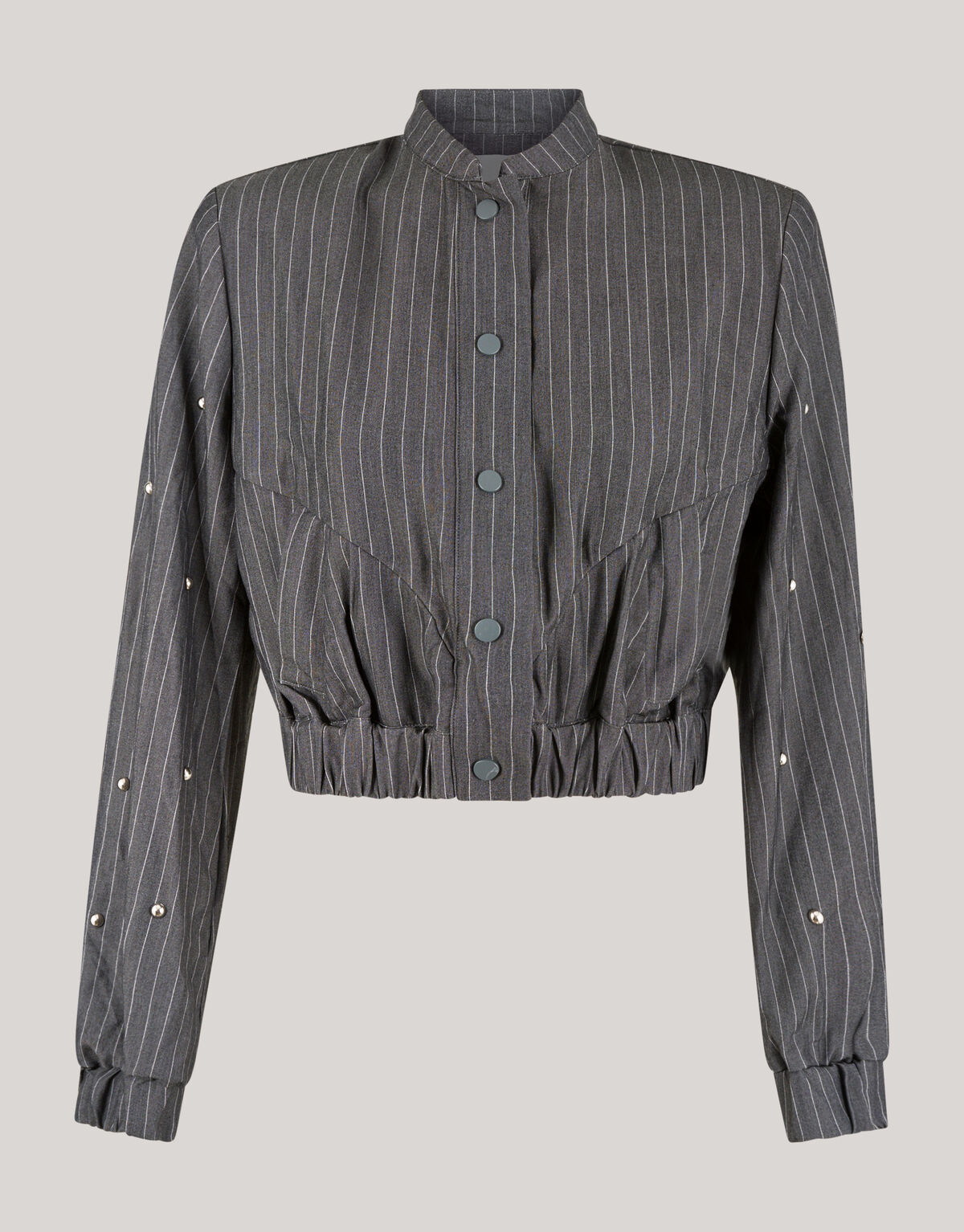 Bomber mit Nieten Dunkelgrau SHOEBY WOMEN