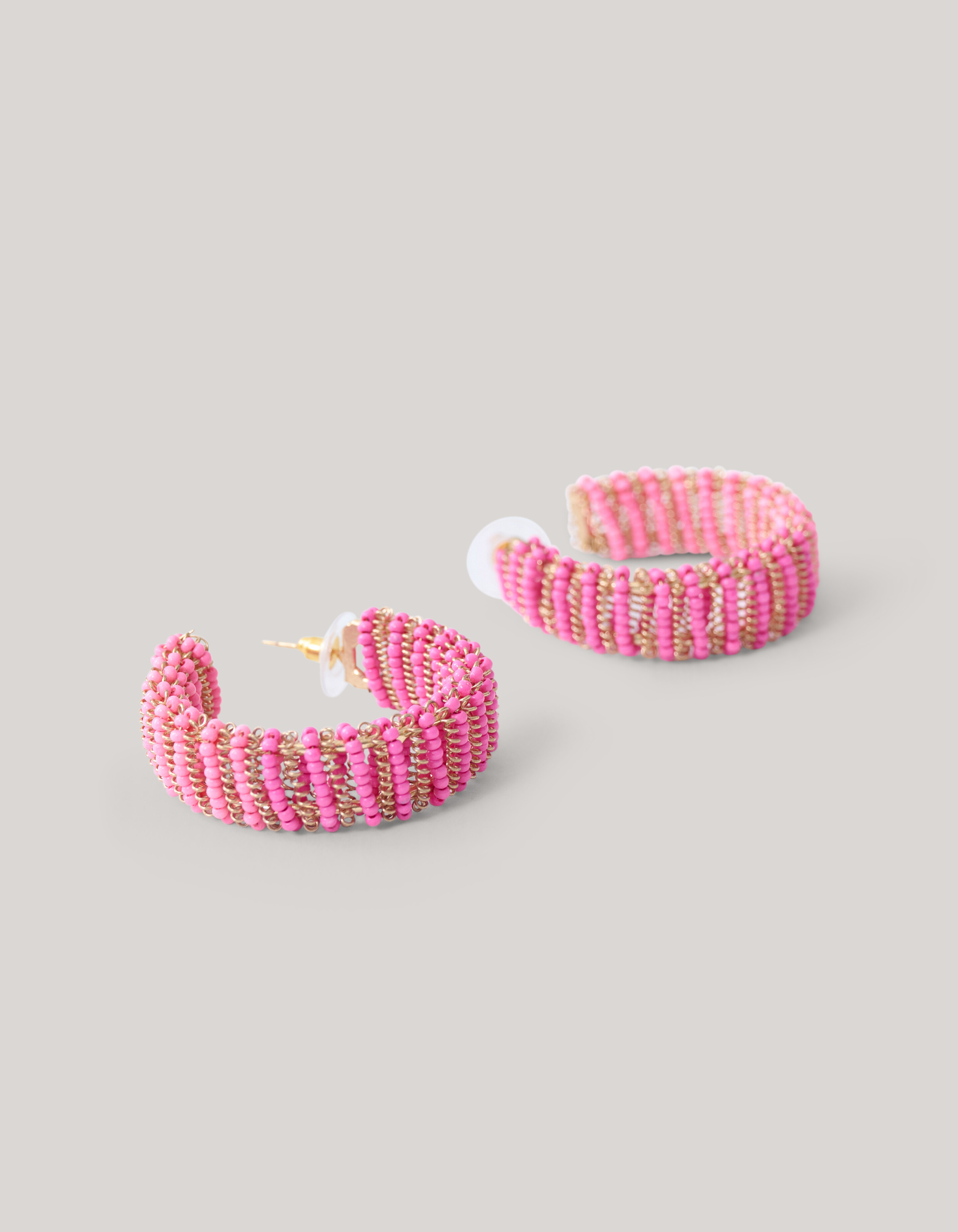 Perlenohrringe Rosa SHOEBY ACCESSOIRES