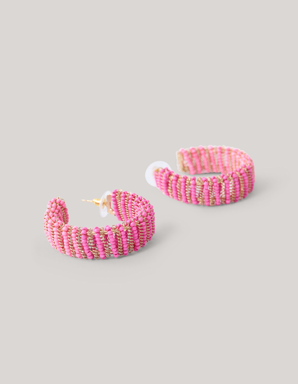 Perlenohrringe Rosa SHOEBY ACCESSOIRES
