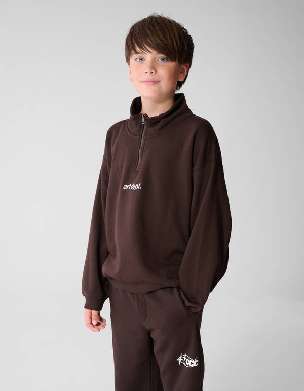 Art Dept Sweater Dunkelbraun SHOEBY BOYS