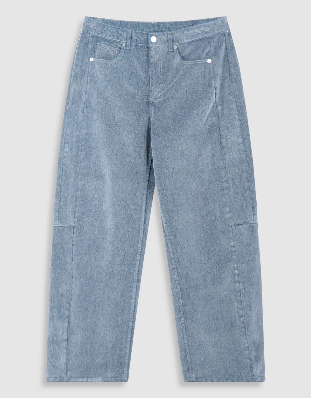 Velvet Barrel Fit Jeans Dunkelgrau SHOEBY WOMEN