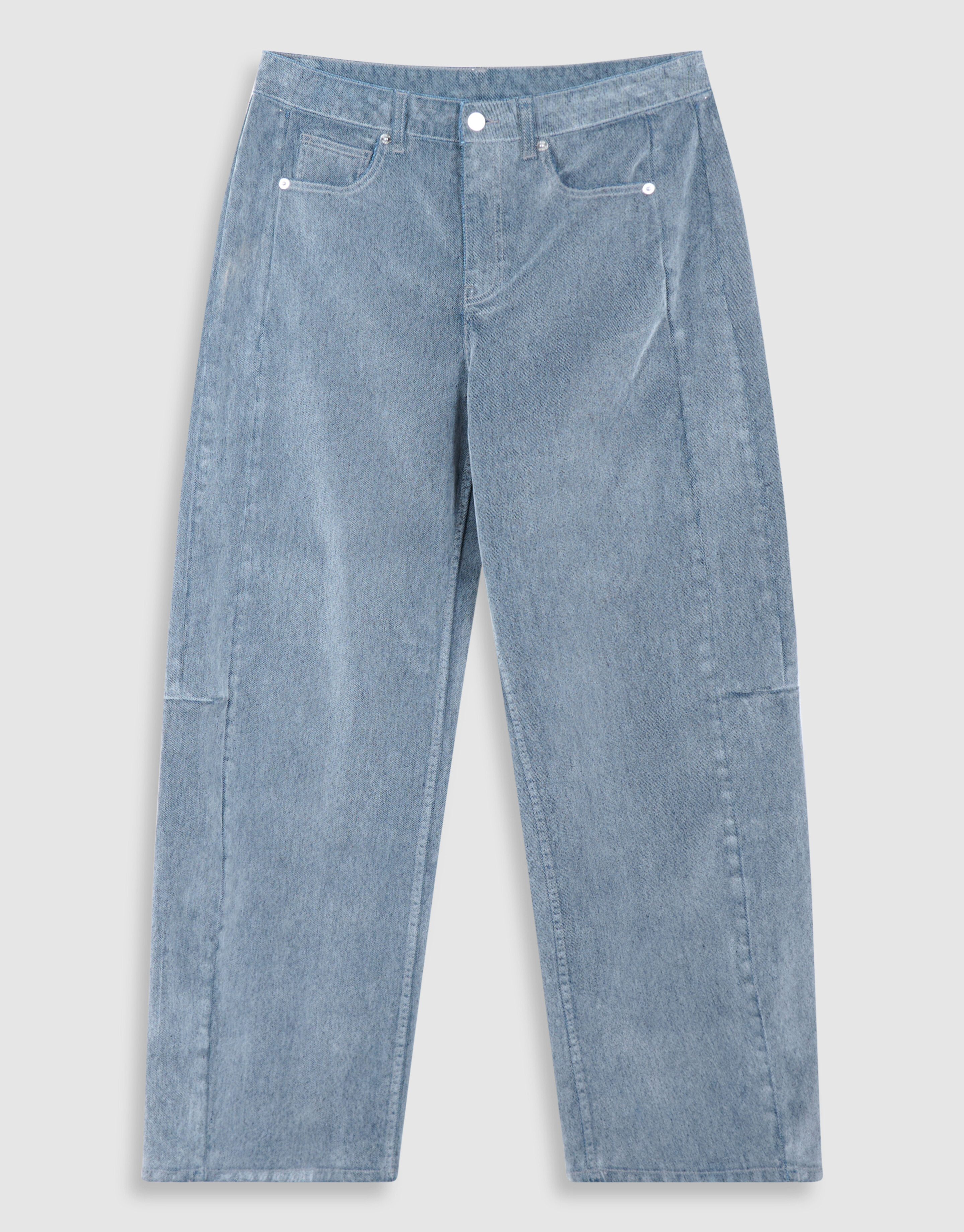 Velvet Barrel Fit Jeans Dunkelgrau SHOEBY WOMEN