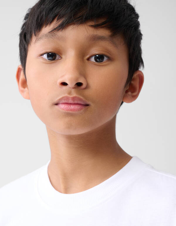 Gear Up Text-T-Shirt Weiß SHOEBY BOYS