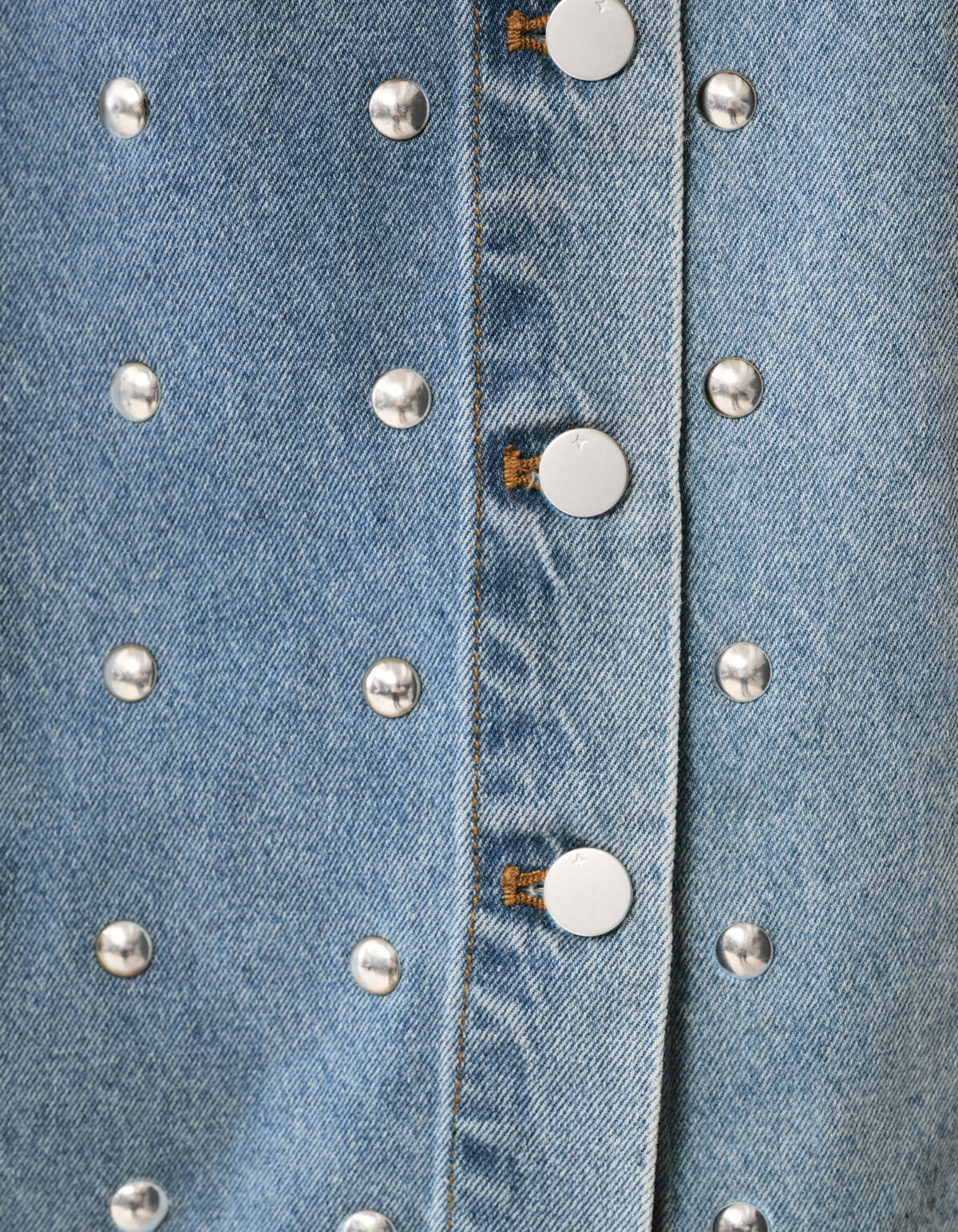 Übergroße Nietenbluse Mediumstone By Lizzy SHOEBY WOMEN