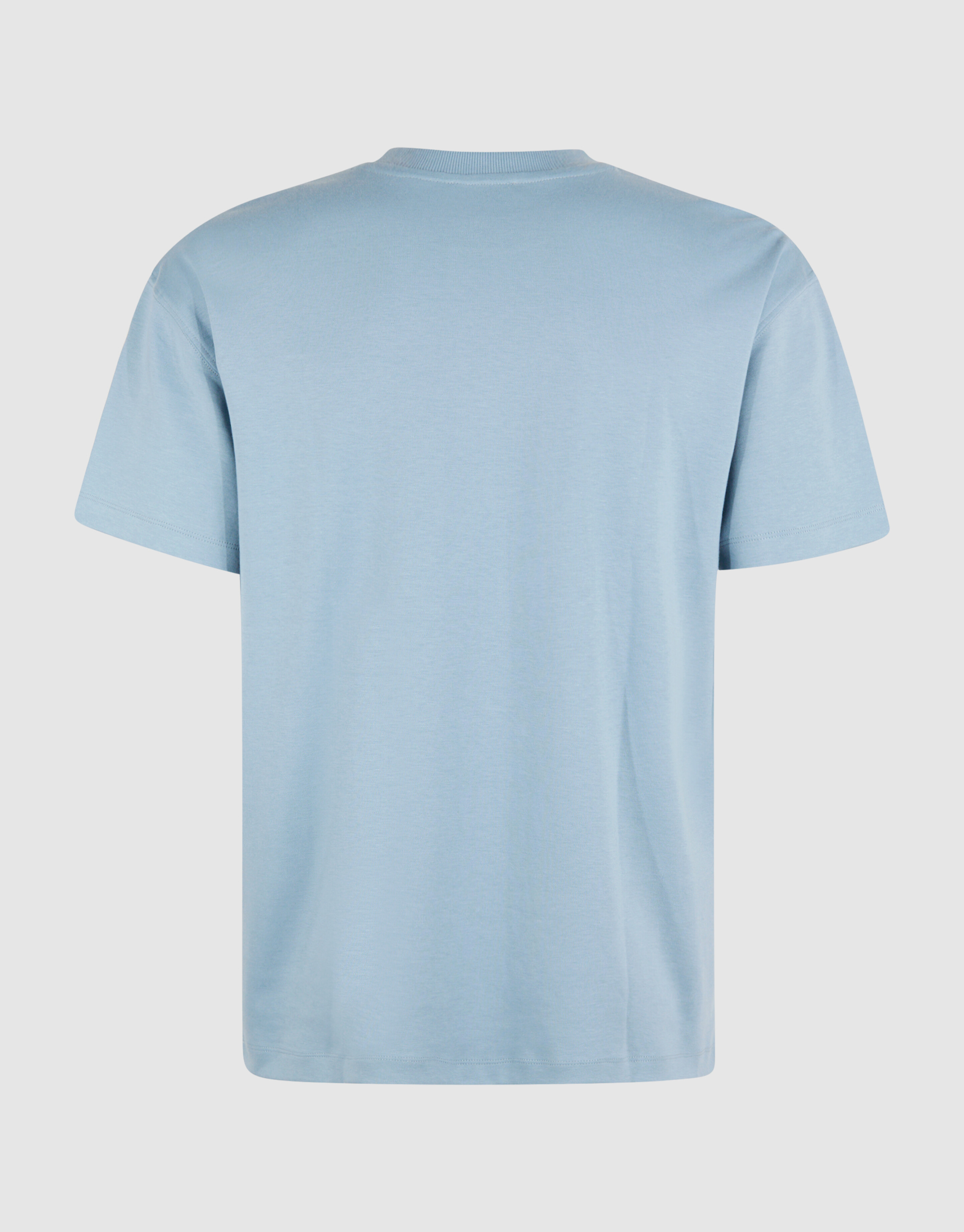 Besticktes T-Shirt Hellblau SHOEBY MEN