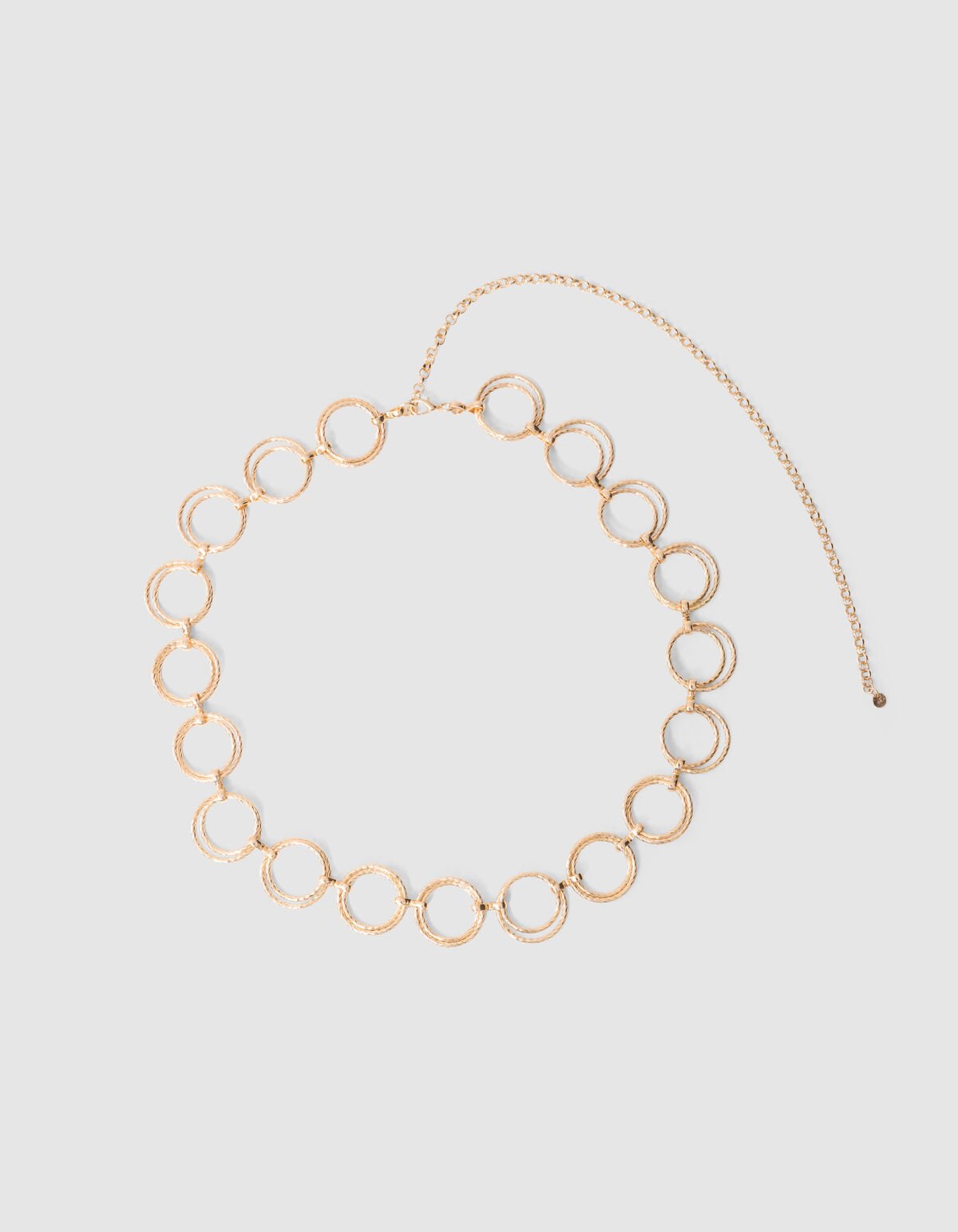 Circle Chain G&uuml;rtel Gold SHOEBY ACCESSOIRES