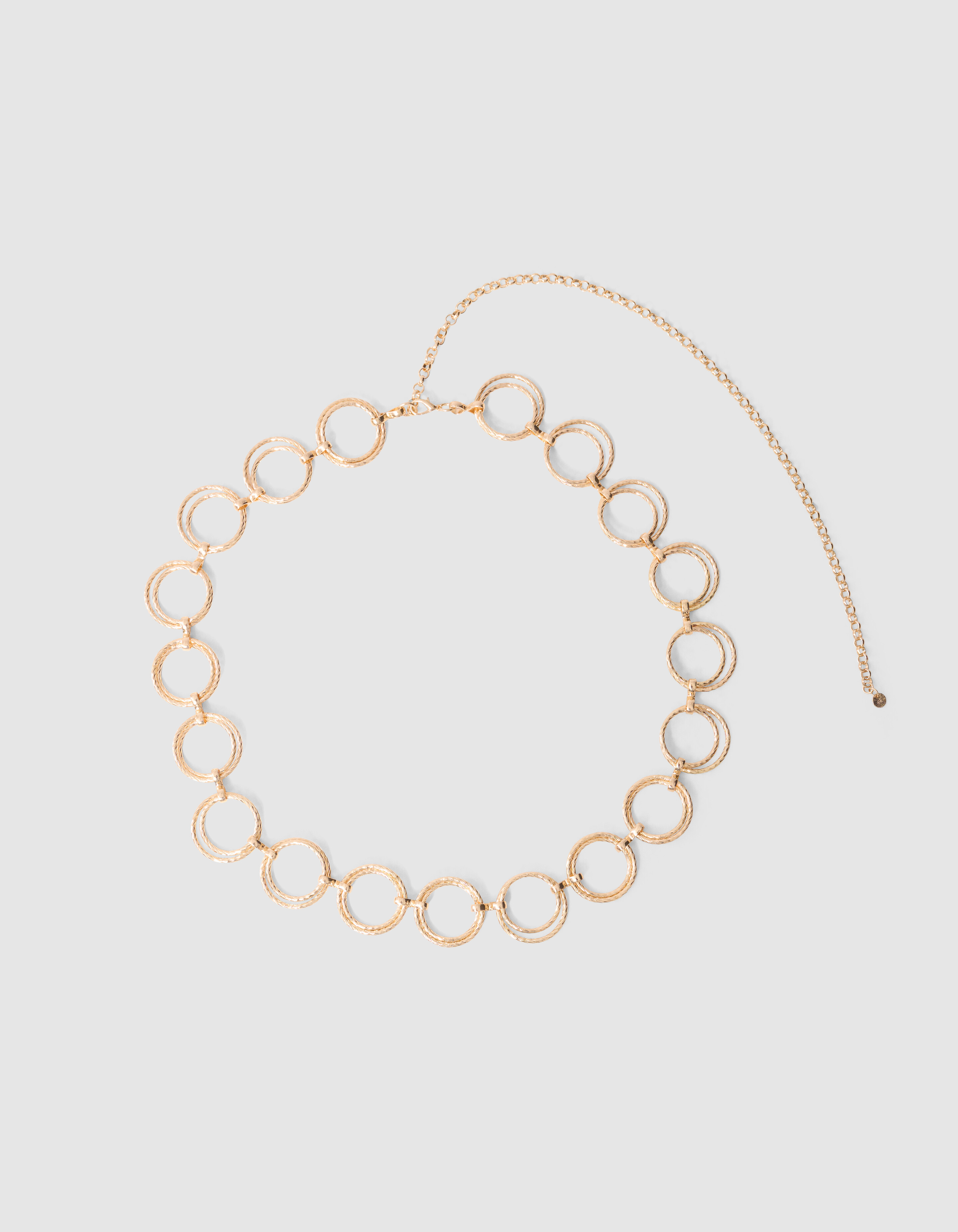 Circle Chain G&uuml;rtel Gold SHOEBY ACCESSOIRES