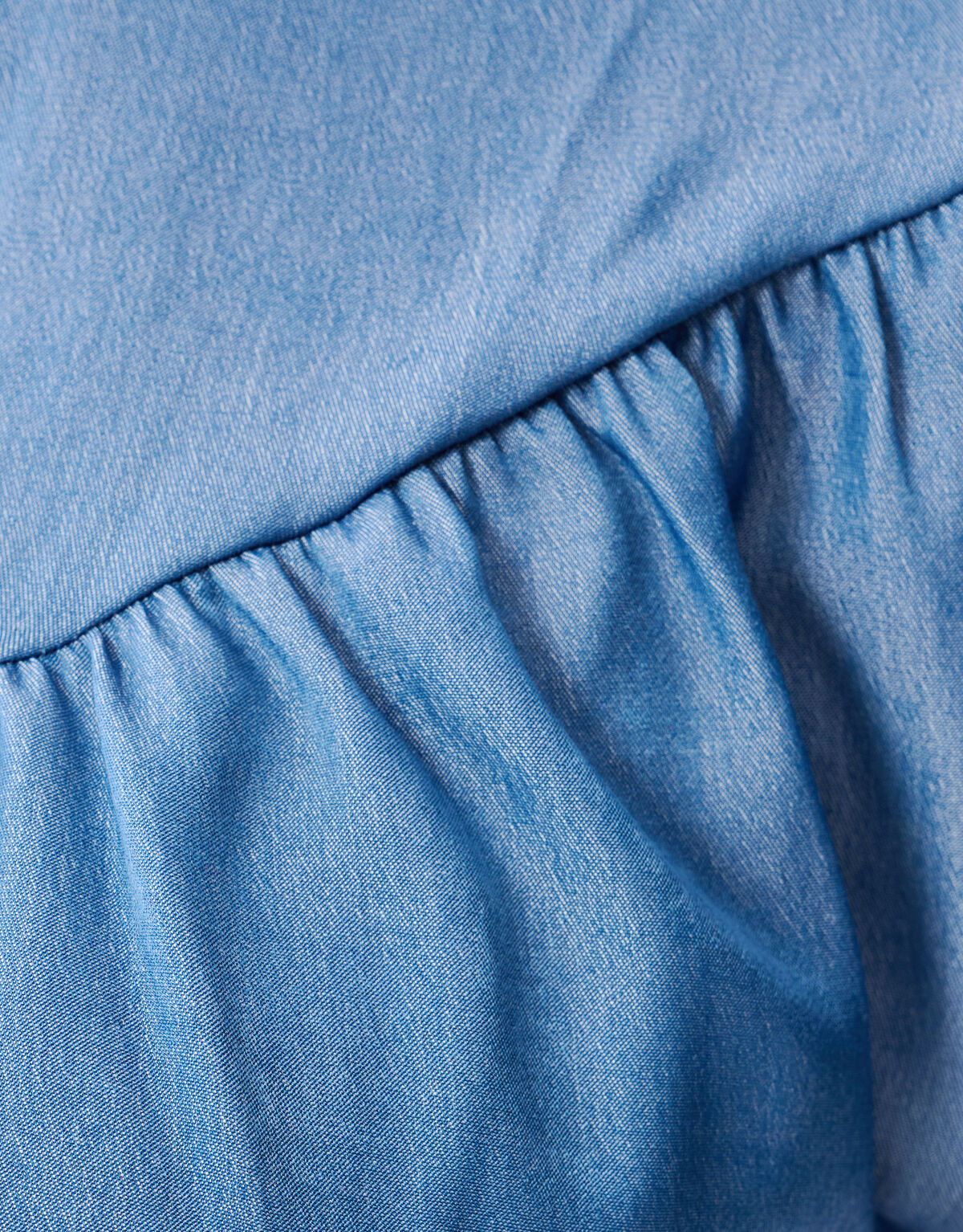 Rüschen-Top Blau SHOEBY WOMEN