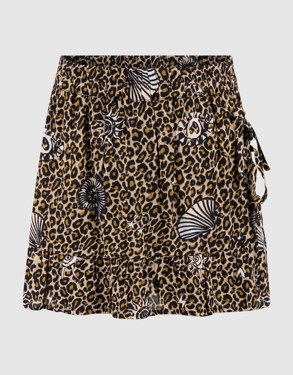 Bedruckter Leoparden-Skort Braun SHOEBY GIRLS
