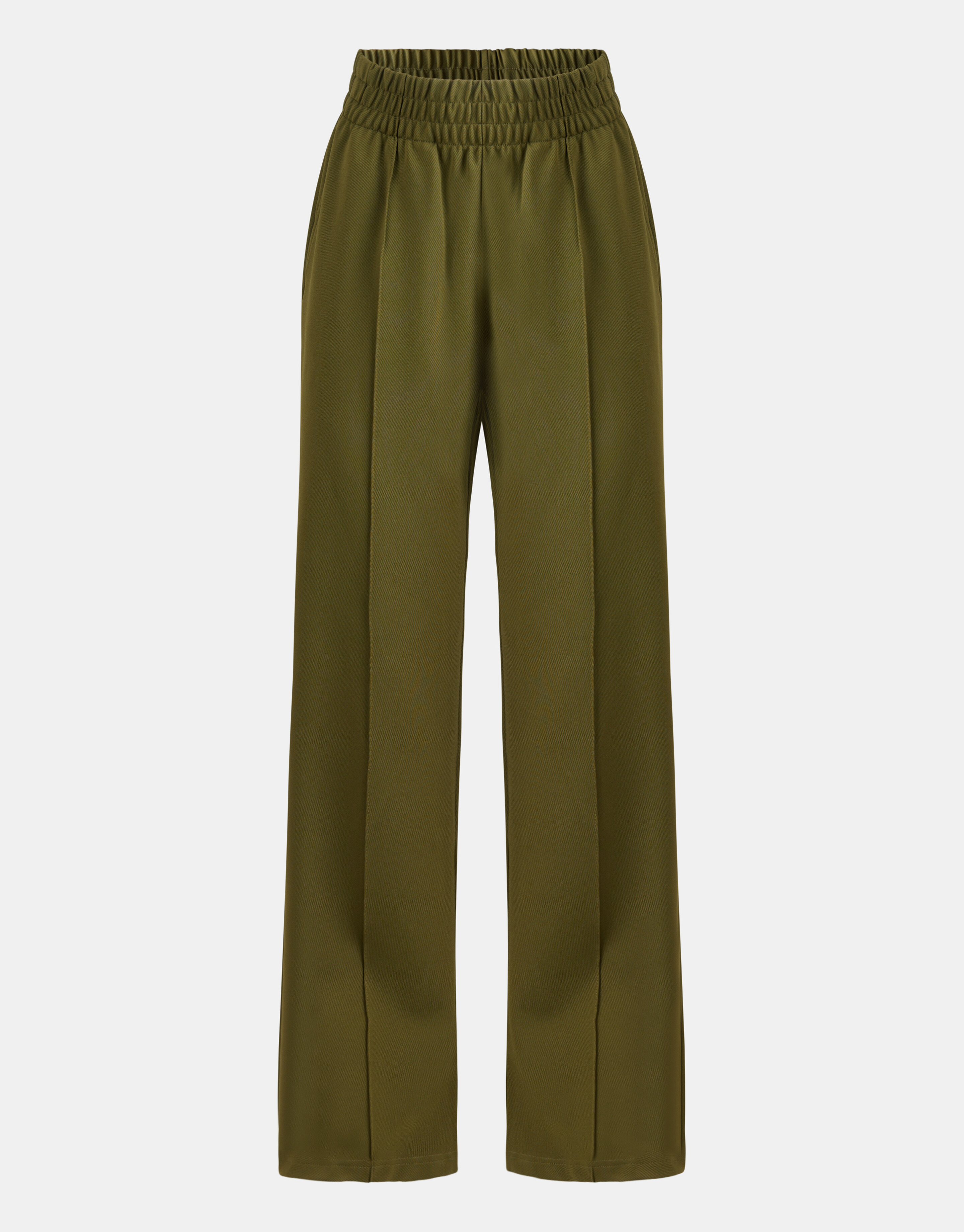 Basic Wide Leg Hose Dunkelgrün SHOEBY WOMEN