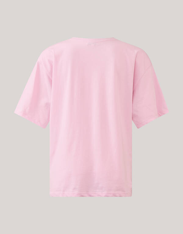 Smiley Kunstwerk T-shirt Rosa SHOEBY WOMEN