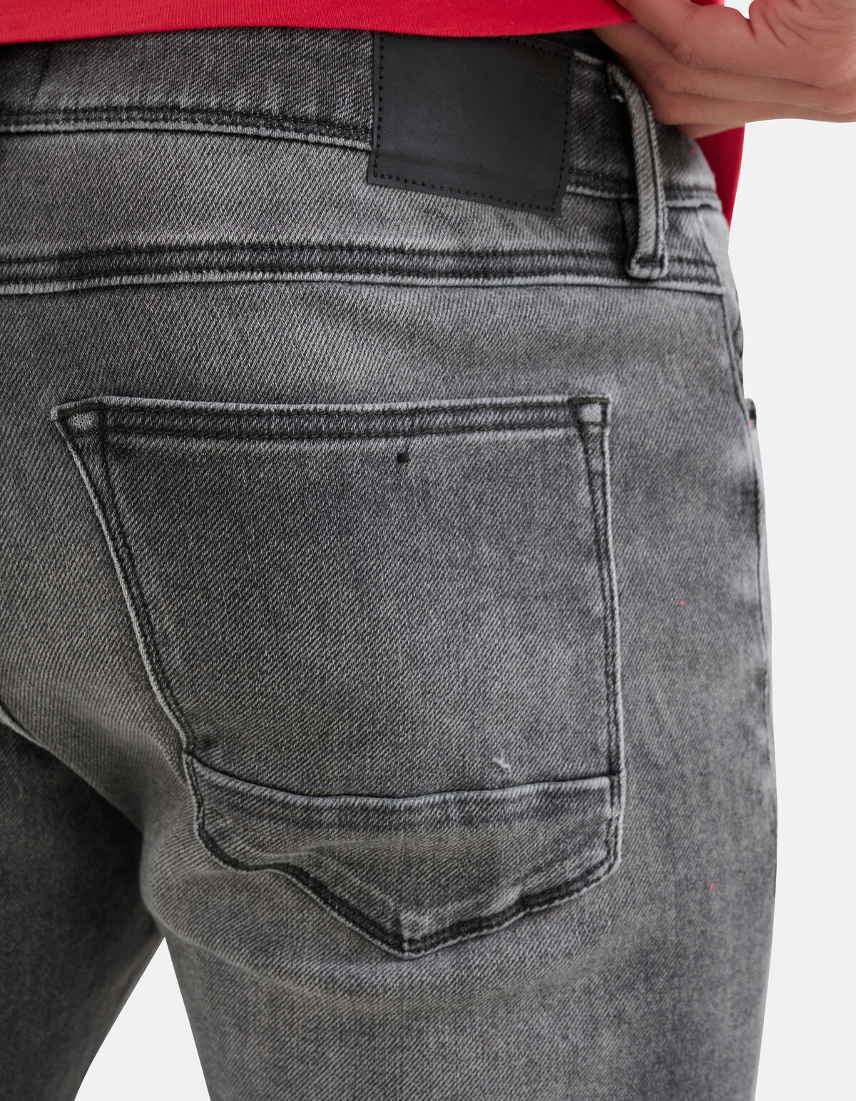 Schmale Jog-Jeans Grau L32 SHOEBY MEN