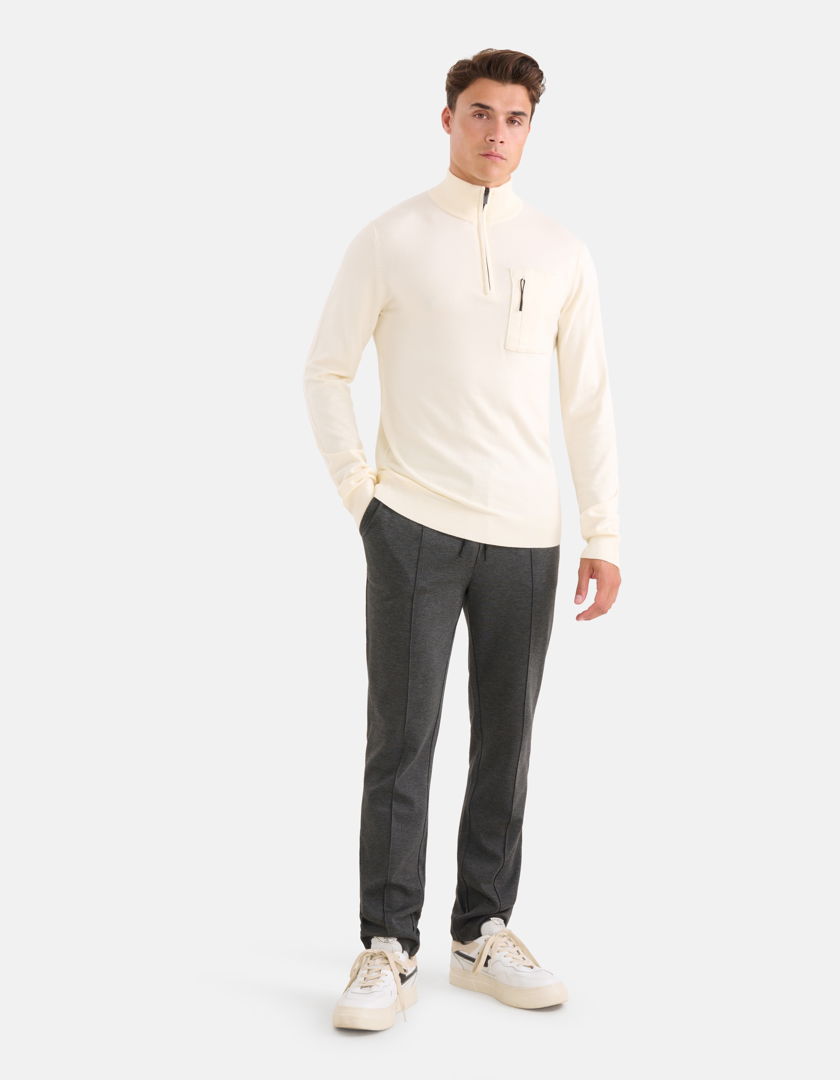 Rollkragenpullover mit Reißverschluss Off White SHOEBY MEN