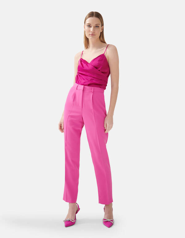 Gerade geschnittene Hose Rosa von Fred SHOEBY WOMEN