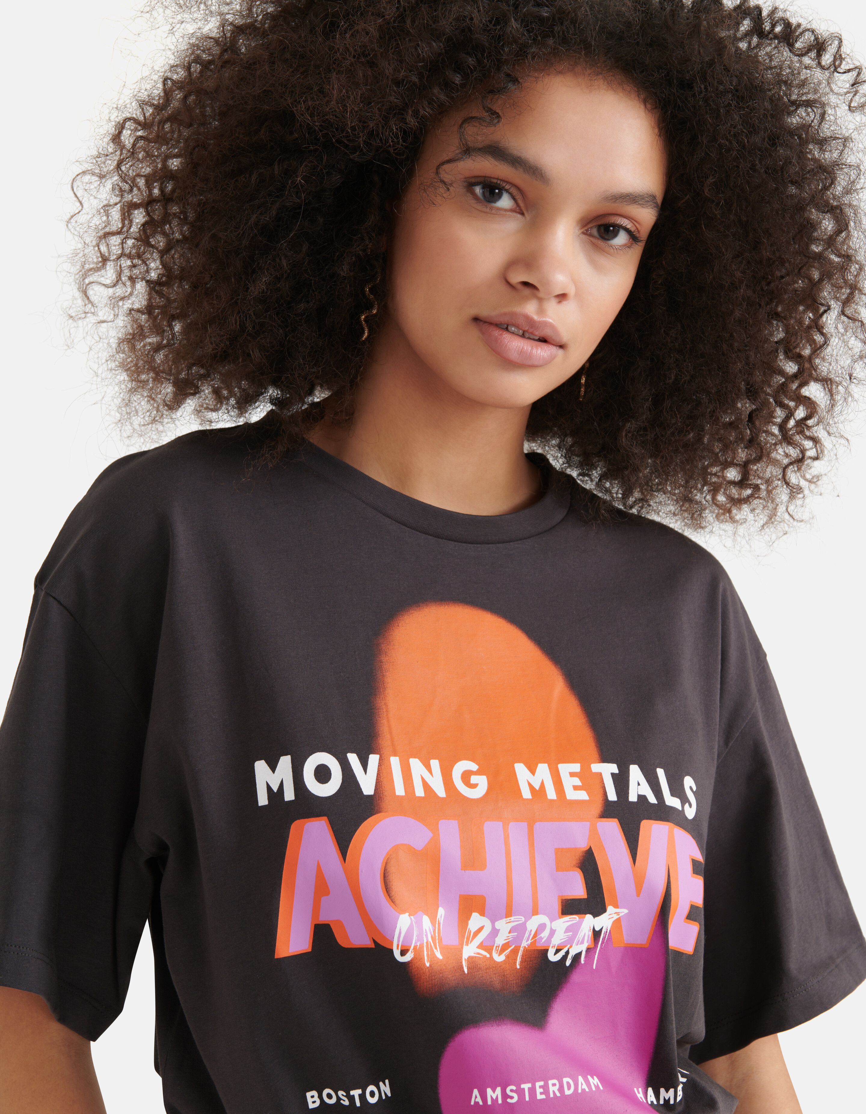 Artwork T-shirt Dunkelgrau SHOEBY WOMEN