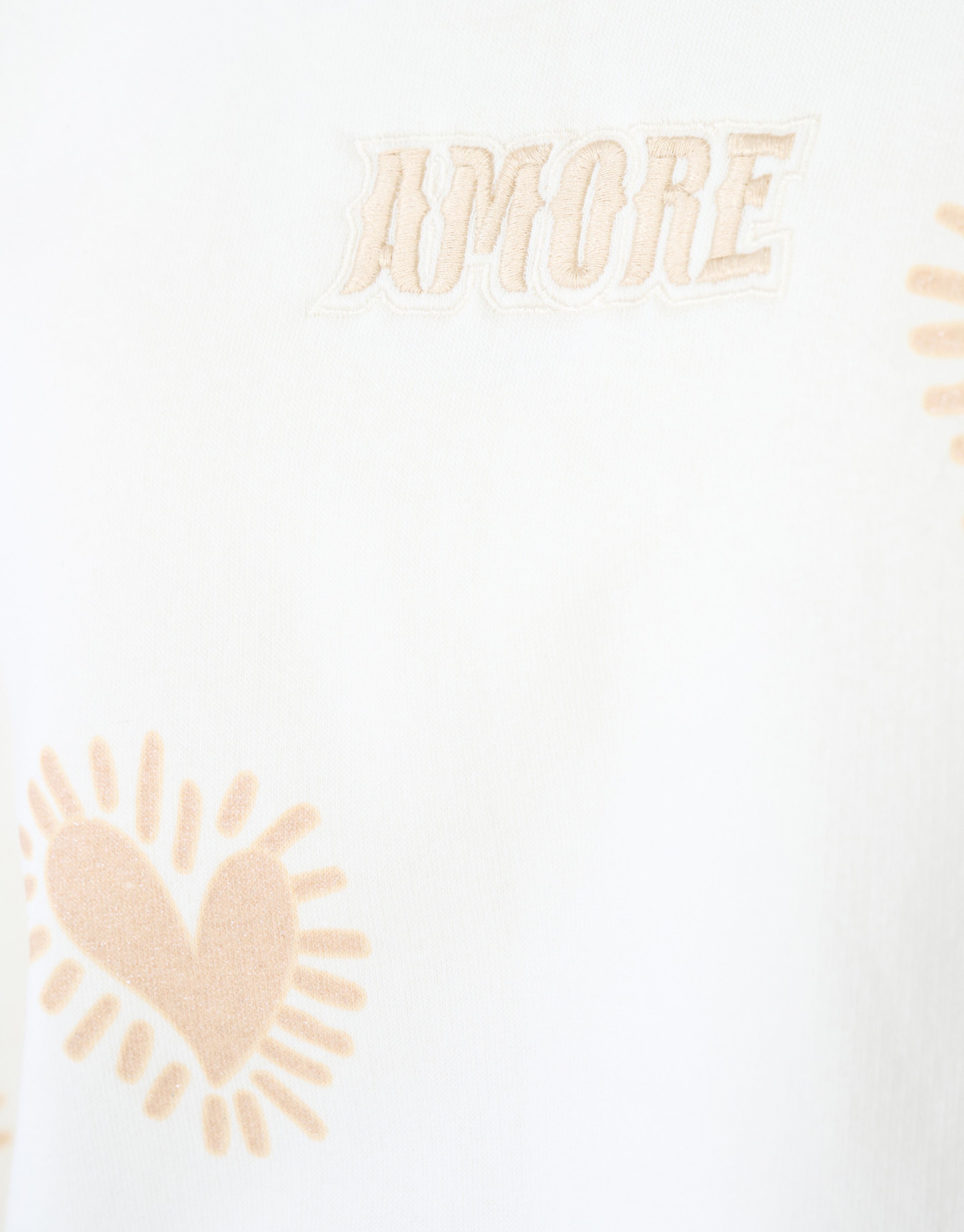 Amore Artwork Sweater Off-White SHOEBY GIRLS