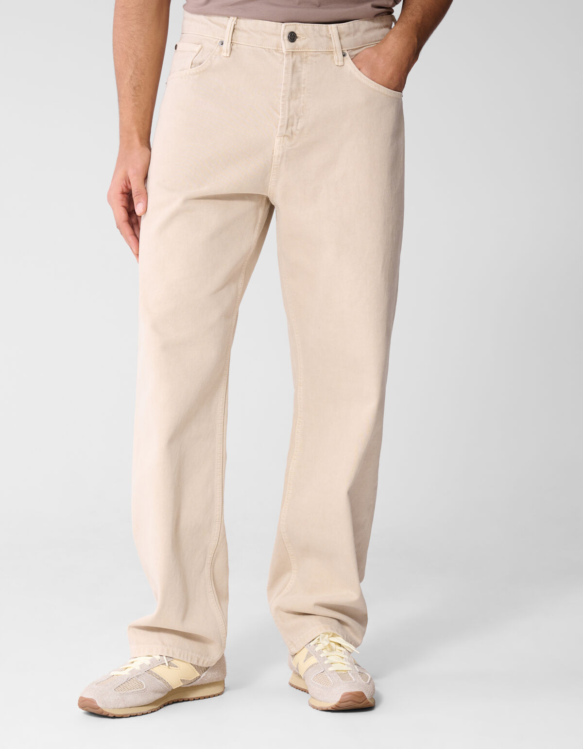 Baggy Fit Jeans Sand L32 SHOEBY MEN