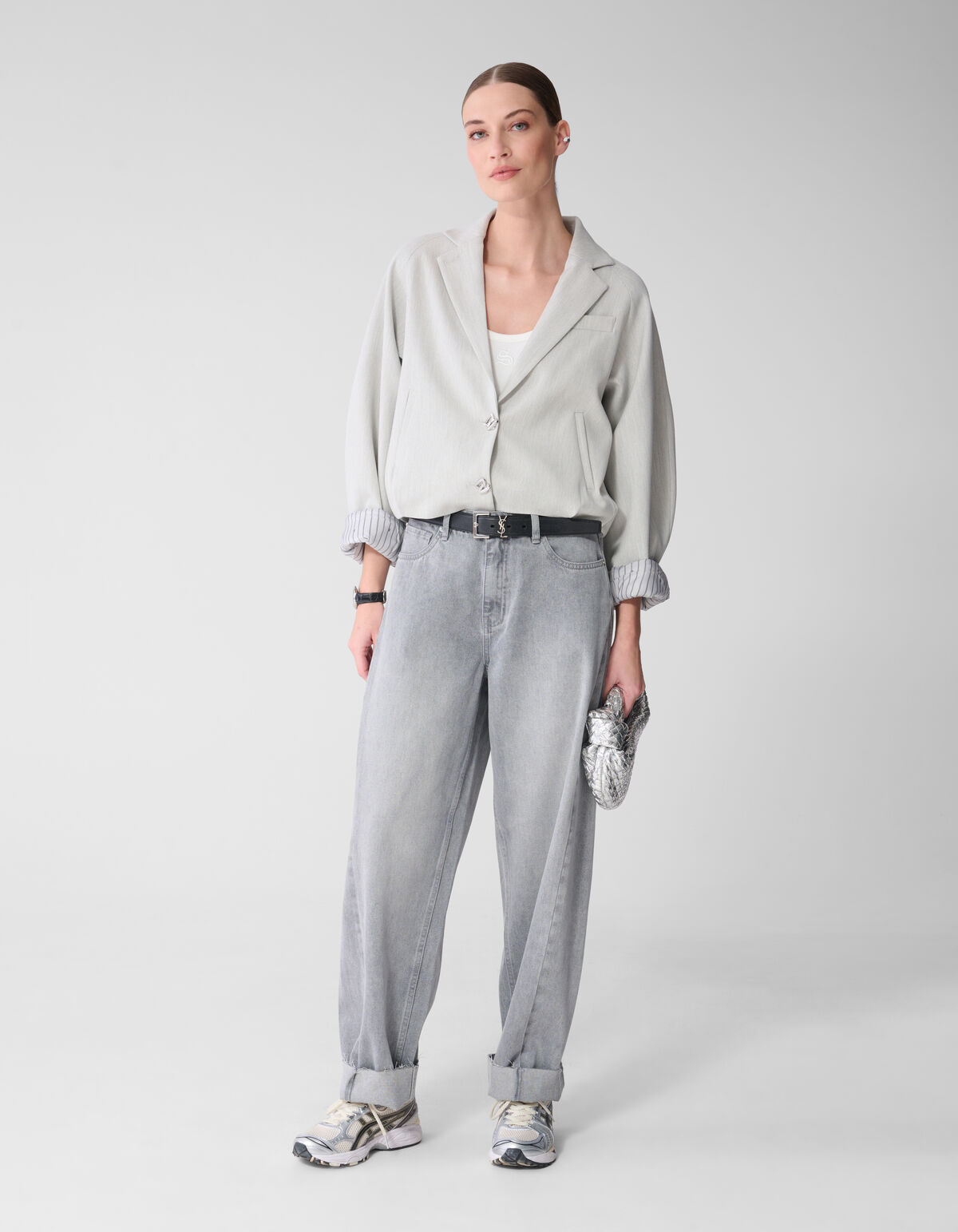 Kurzblazer Hellgrau von Mieke SHOEBY WOMEN