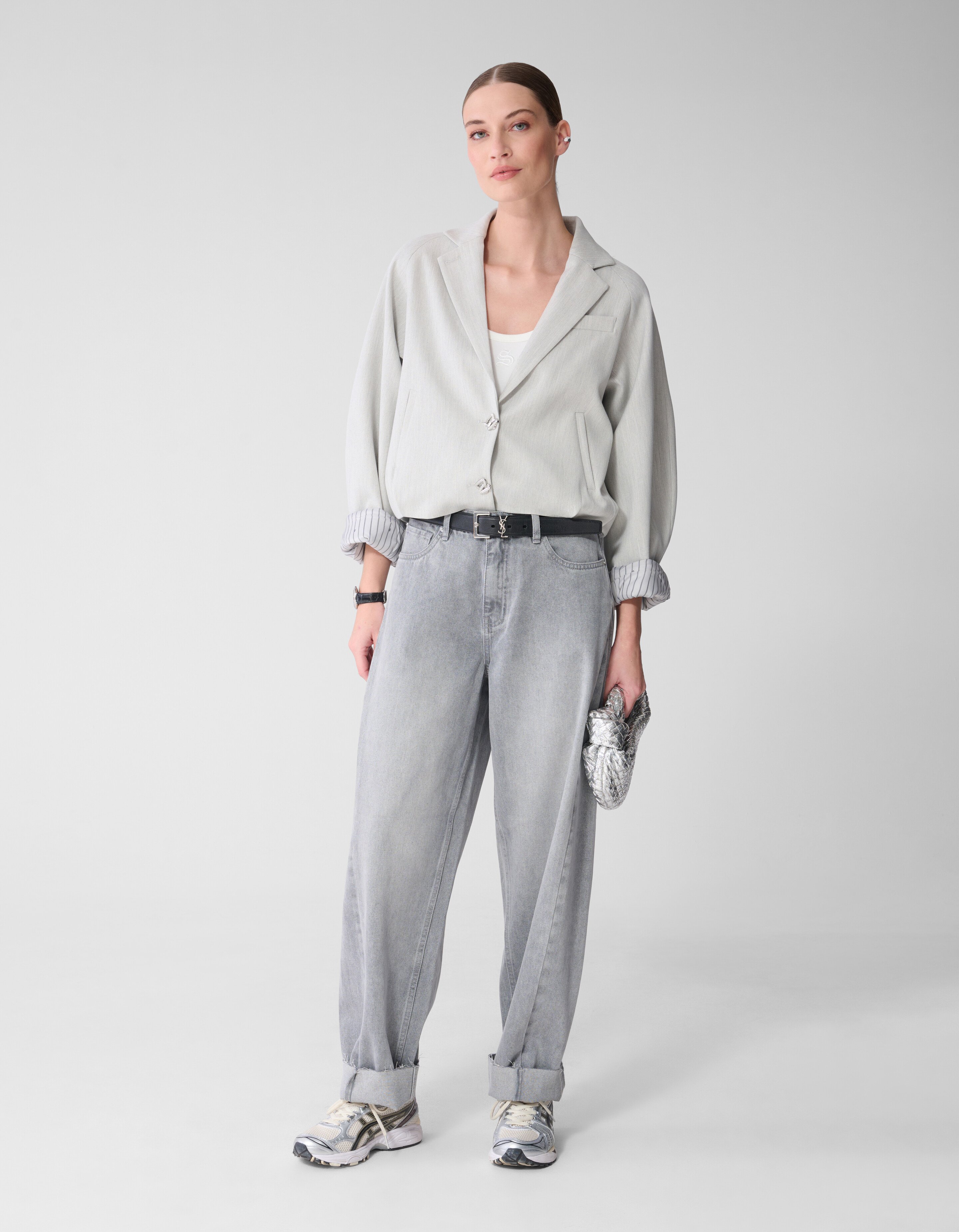 Kurzblazer Hellgrau von Mieke SHOEBY WOMEN