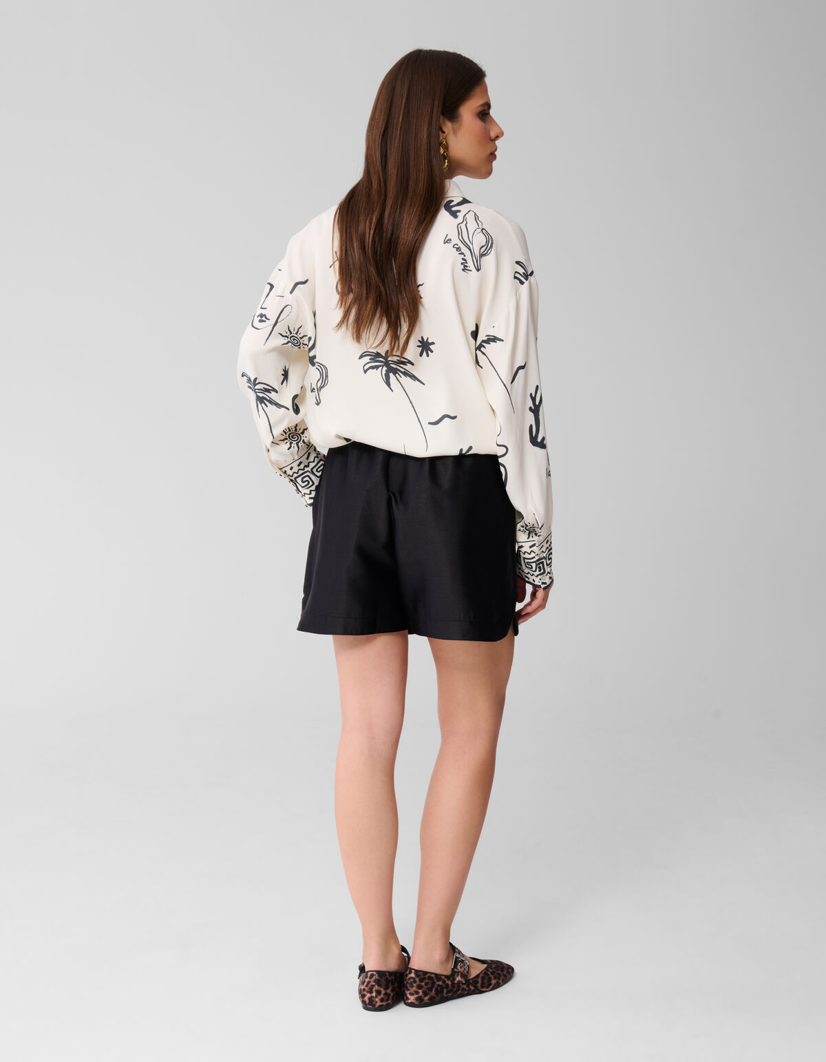 Satijnen Short Zwart SHOEBY WOMEN