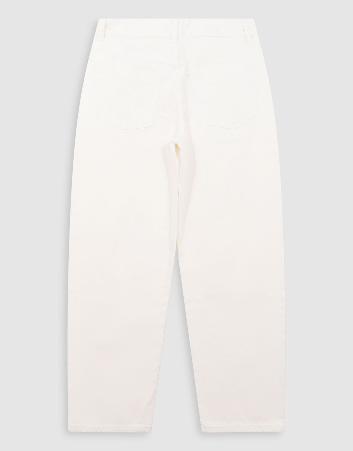 Barrel Fit Jeans Wei&szlig; SHOEBY WOMEN