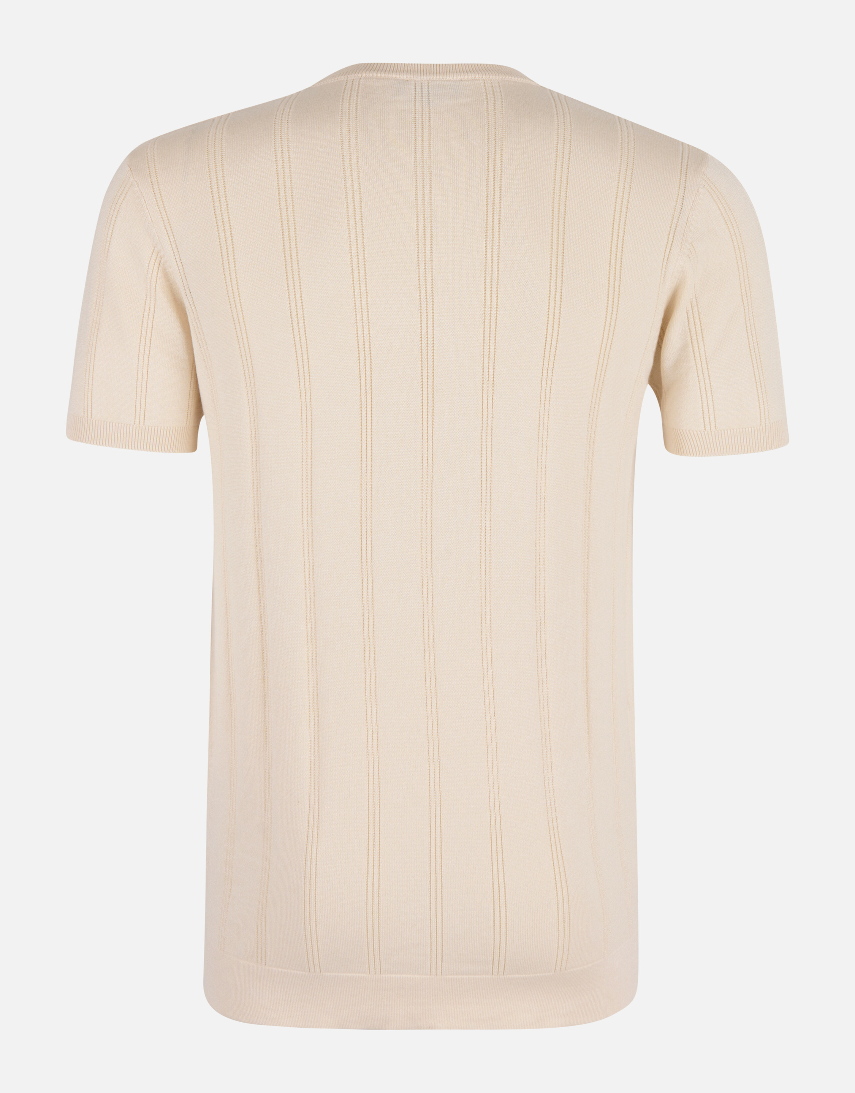 Gestricktes T-shirt Beige SHOEBY MEN